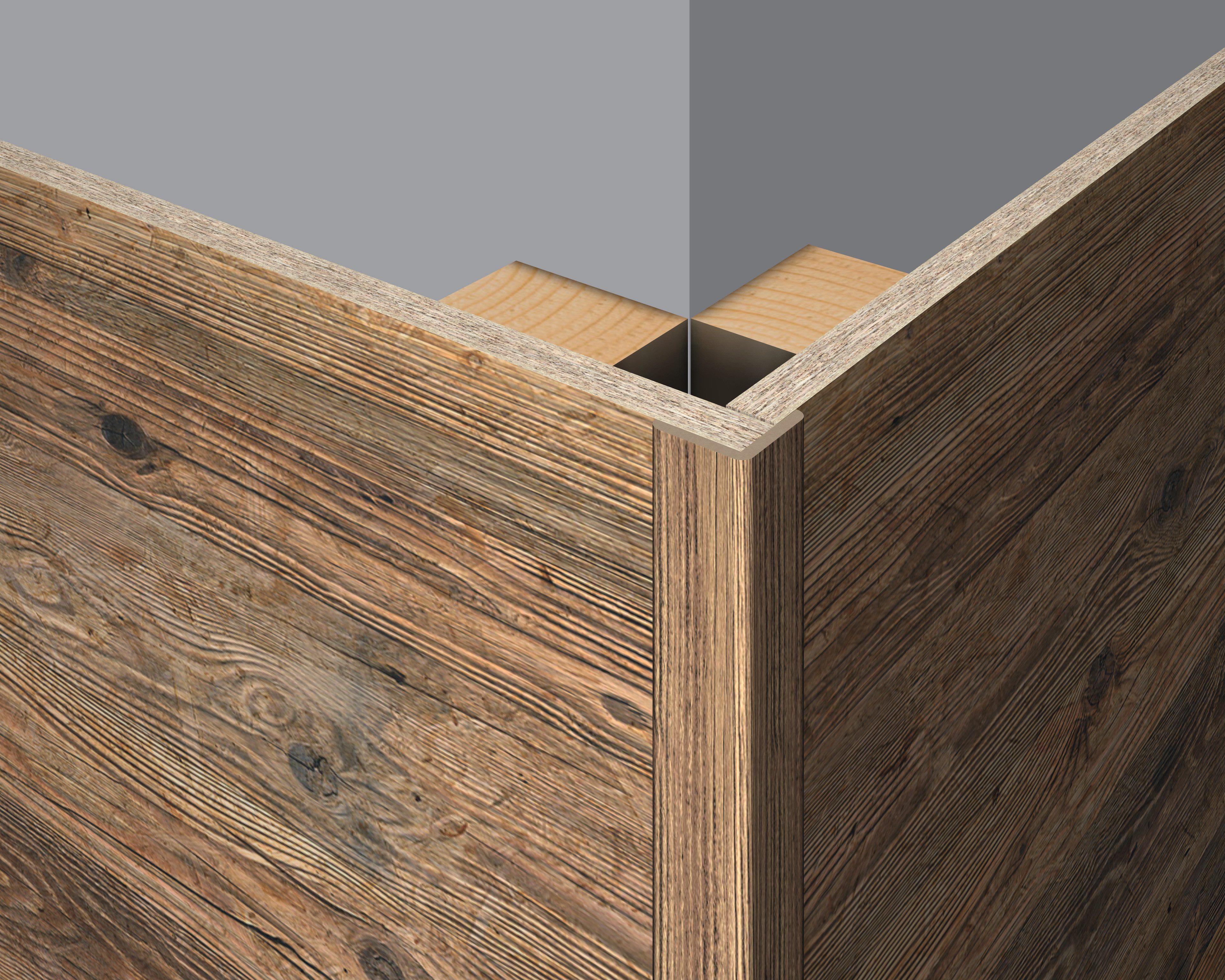 EGGER Abschlussleiste Faltleiste Decowall FL001 Namur Fichte Natur, Kleben, günstig online kaufen