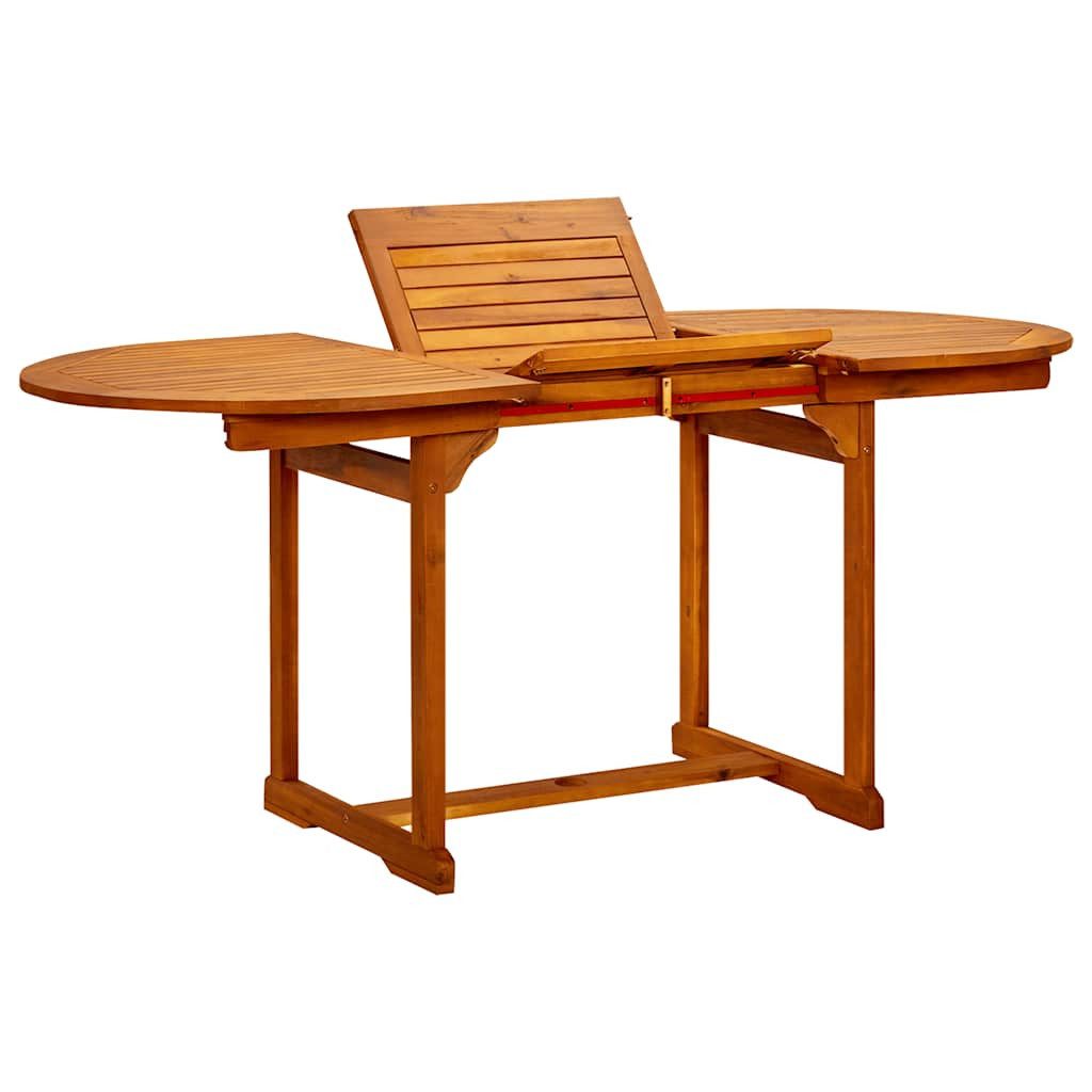 furnicato Esstisch Garten-aus Echtholz, erweiterbar, 120-170 x 80 x 75 cm, (1-St), Witterungsbeständiger Outdoor-Tisch mit pflegeleichter Oberfläche