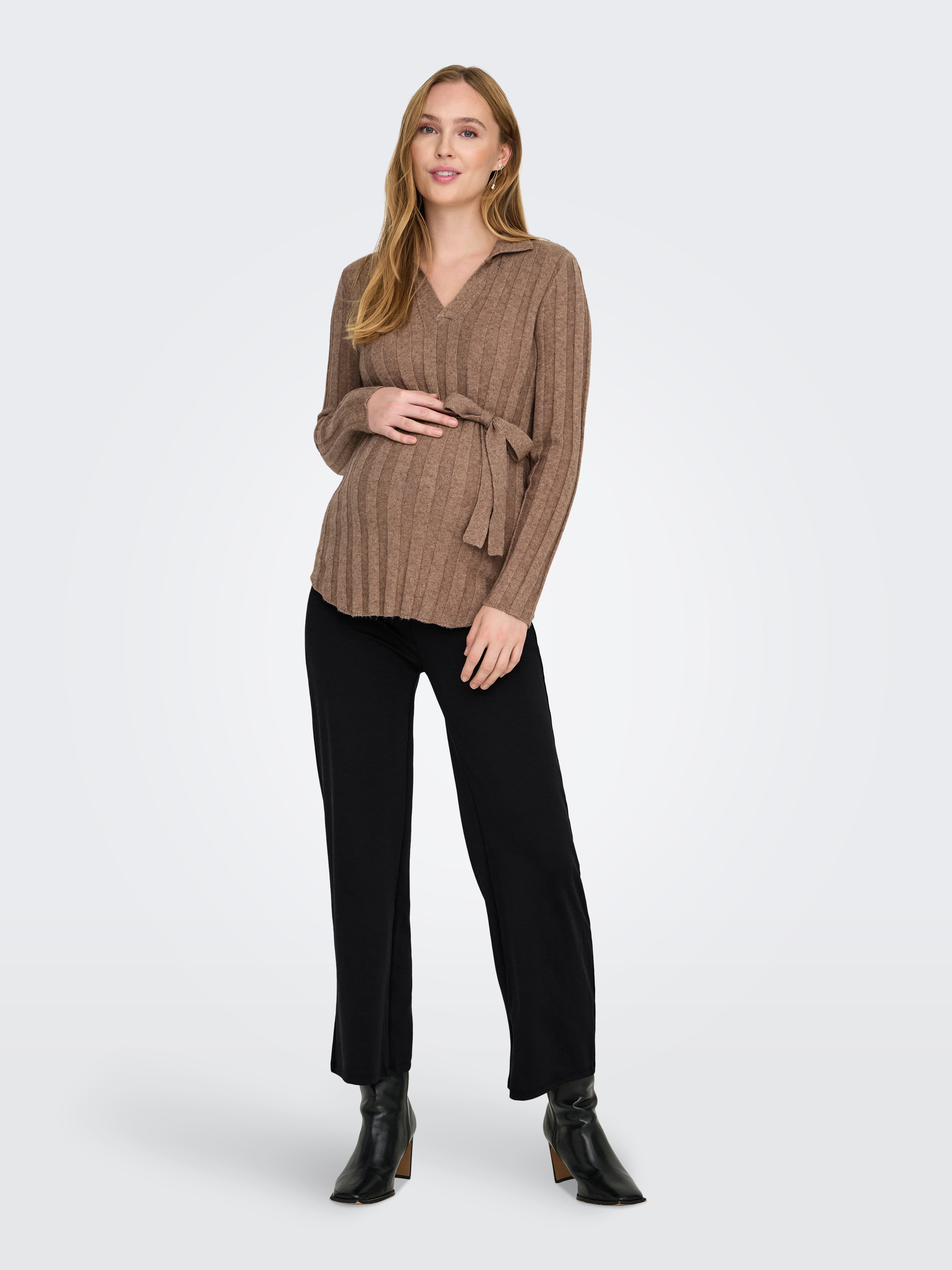ONLY MATERNITY Stretch-Umstandshose OLMFEVER WIDE PANTS JRS NOOS