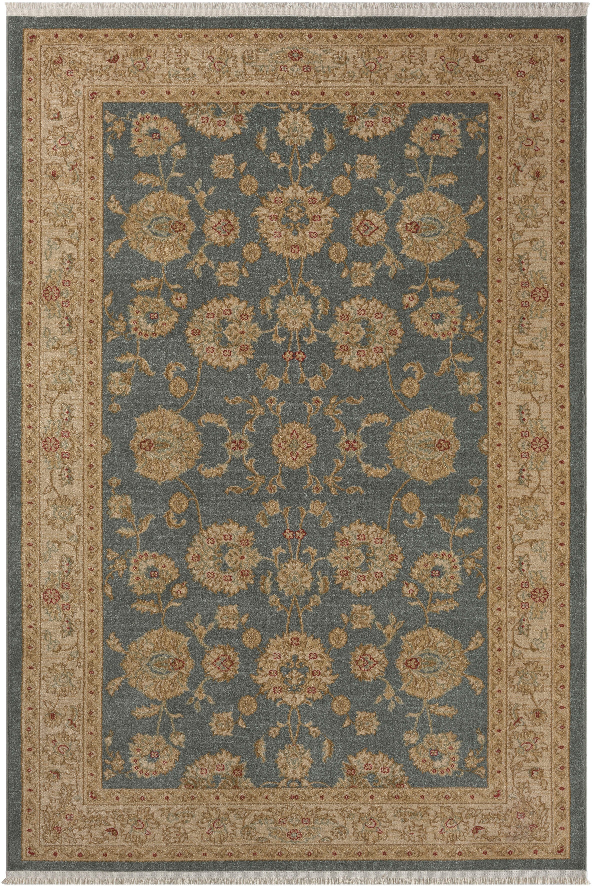 Myflair Möbel & Accessoires Teppich Maryam 5, rechteckig, Höhe: 7,5 mm, Kurzflor, Orient Optik, edler Glanz, mit Fransen, besonders weich