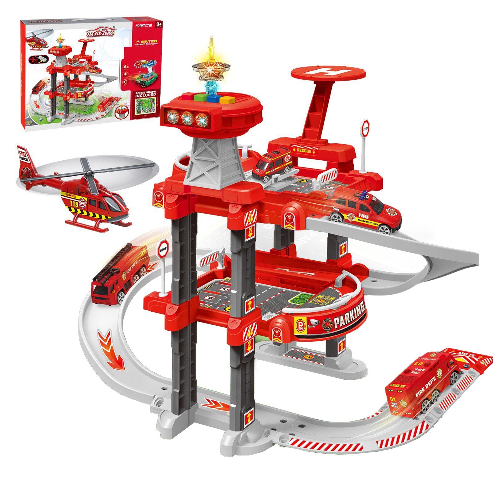 Esun Spiel-Parkgarage Spiel-Parkgarage Parkhaus für Kinder, günstig online kaufen