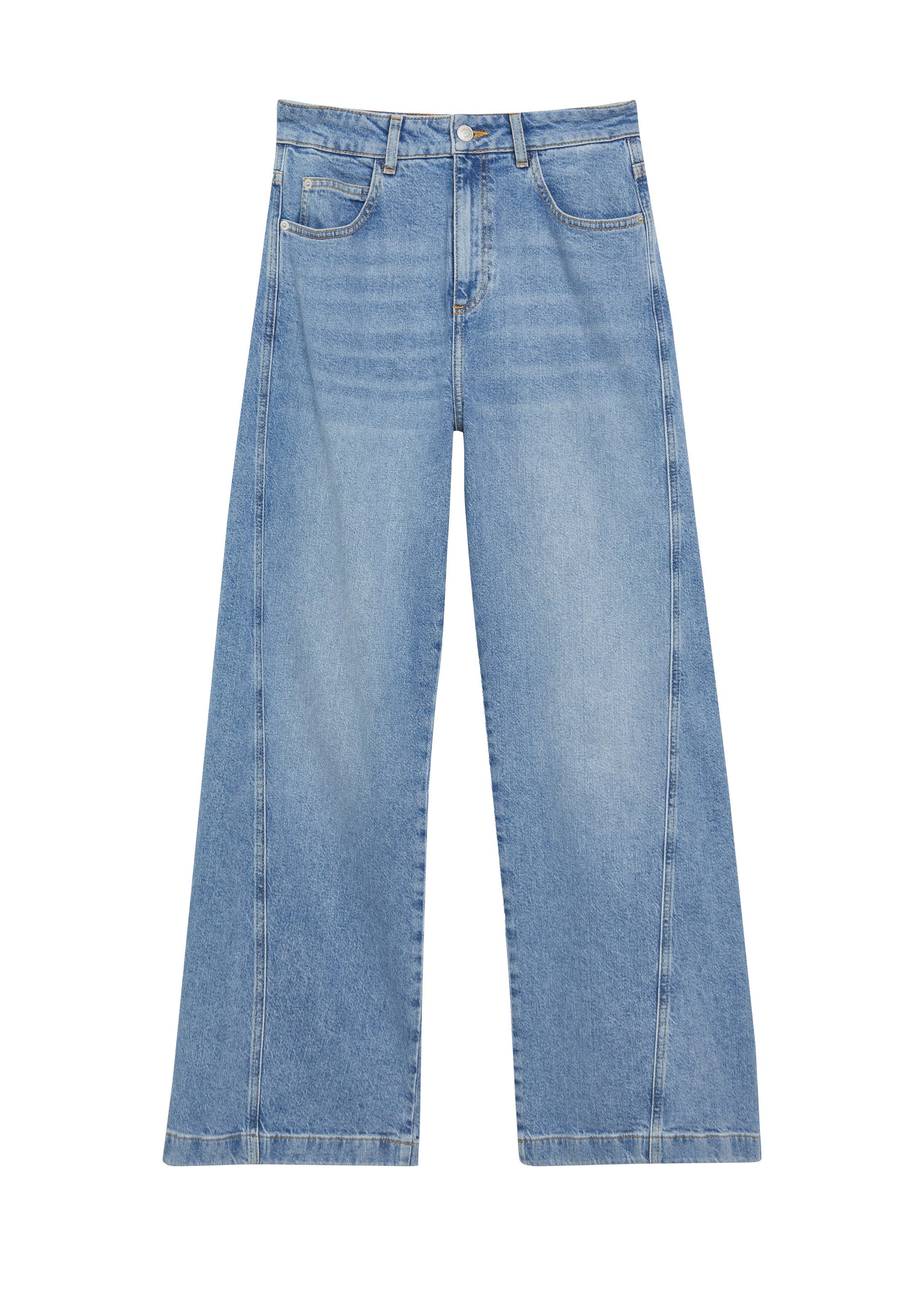 comma Weite Jeans Jeans-Hose ANNA - Wide Leg Jeans mit vorverlegter Naht – Bild 2 von 5
