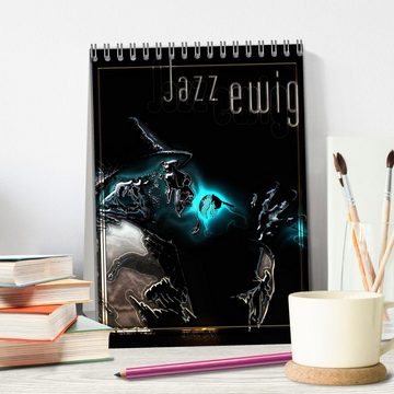 CALVENDO Wandkalender Jazz Ewig (Tischkalender 2024 DIN A5 hoch), CALVENDO Monatskalender