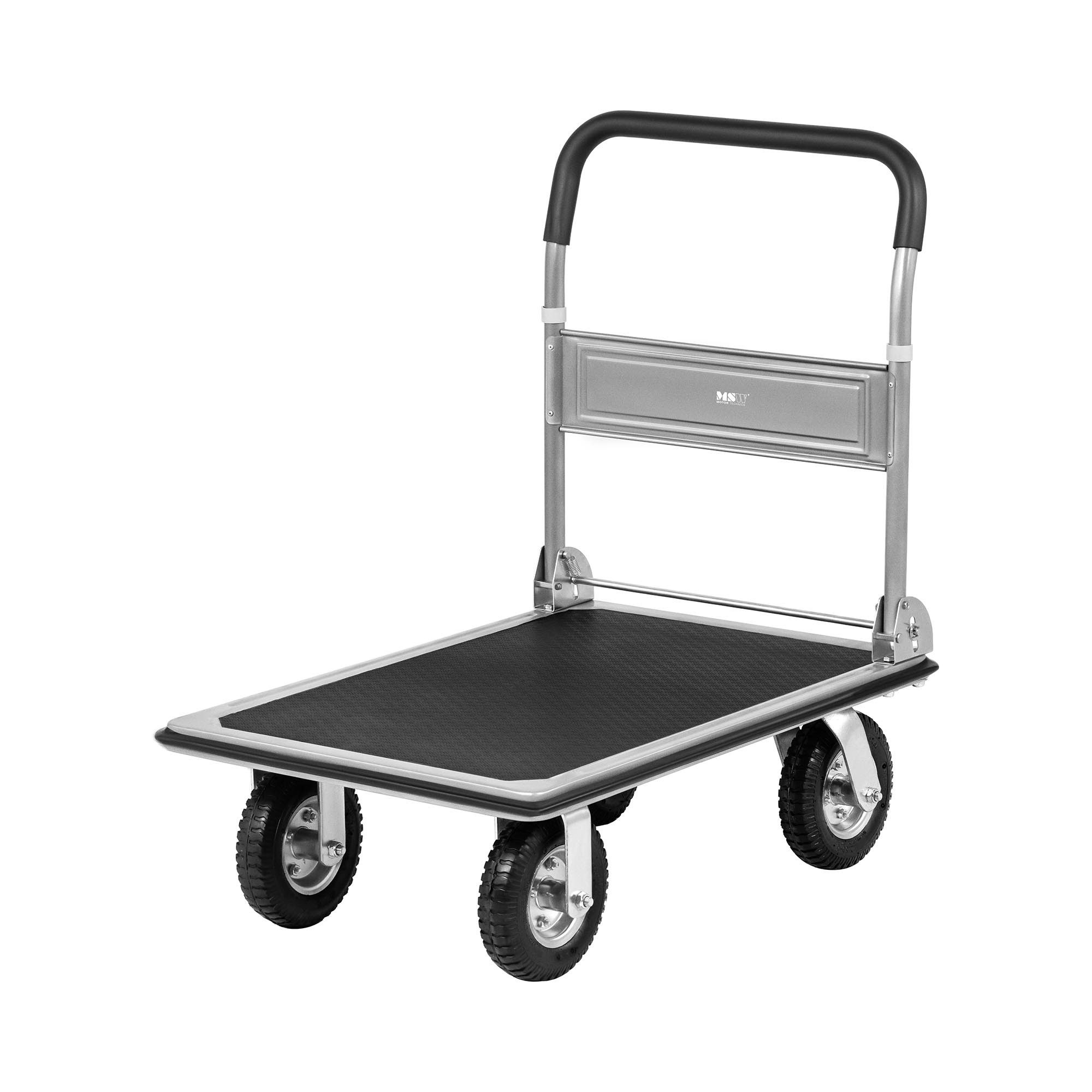 MSW Transportwagen Plattformwagen 300 kg klappbar 80 x 60 cm Handwagen Lagerwagen