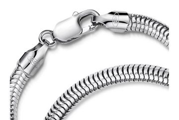 Silberkettenstore Silberarmband Schlangenkette Armband 5mm - 925 Silber, Länge wählbar von 16-25cm