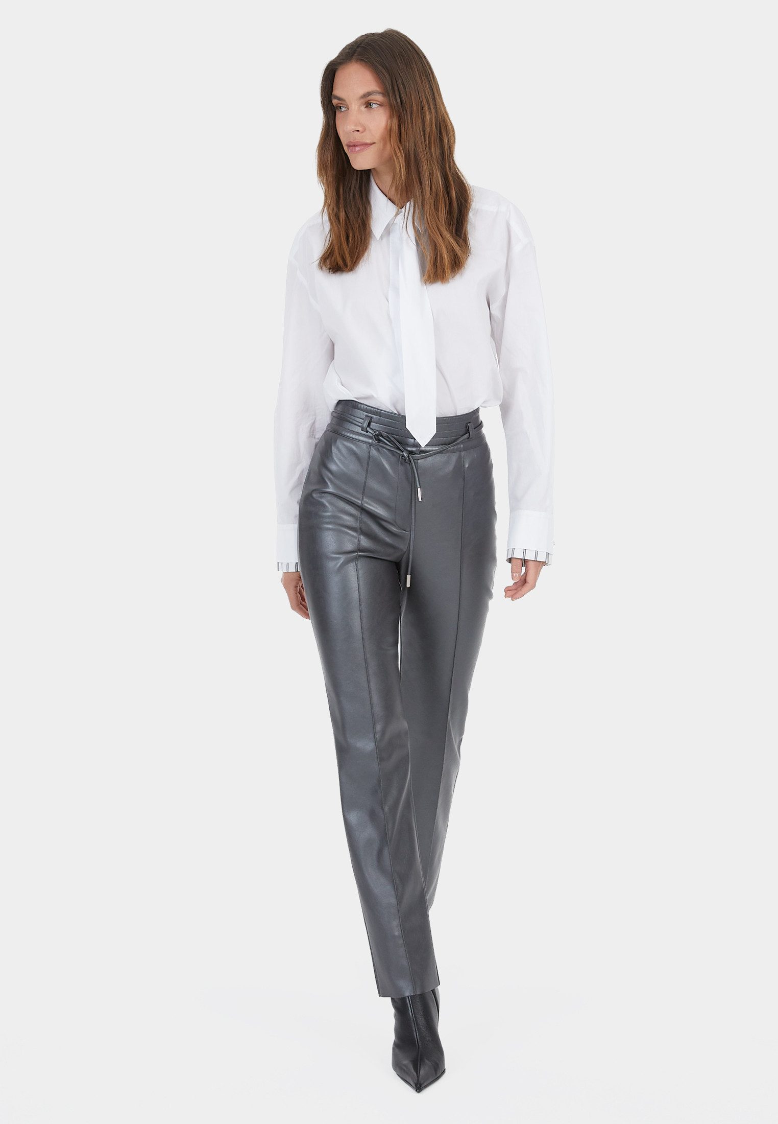 MARC AUREL Hemdbluse mit Krawatte günstig online kaufen