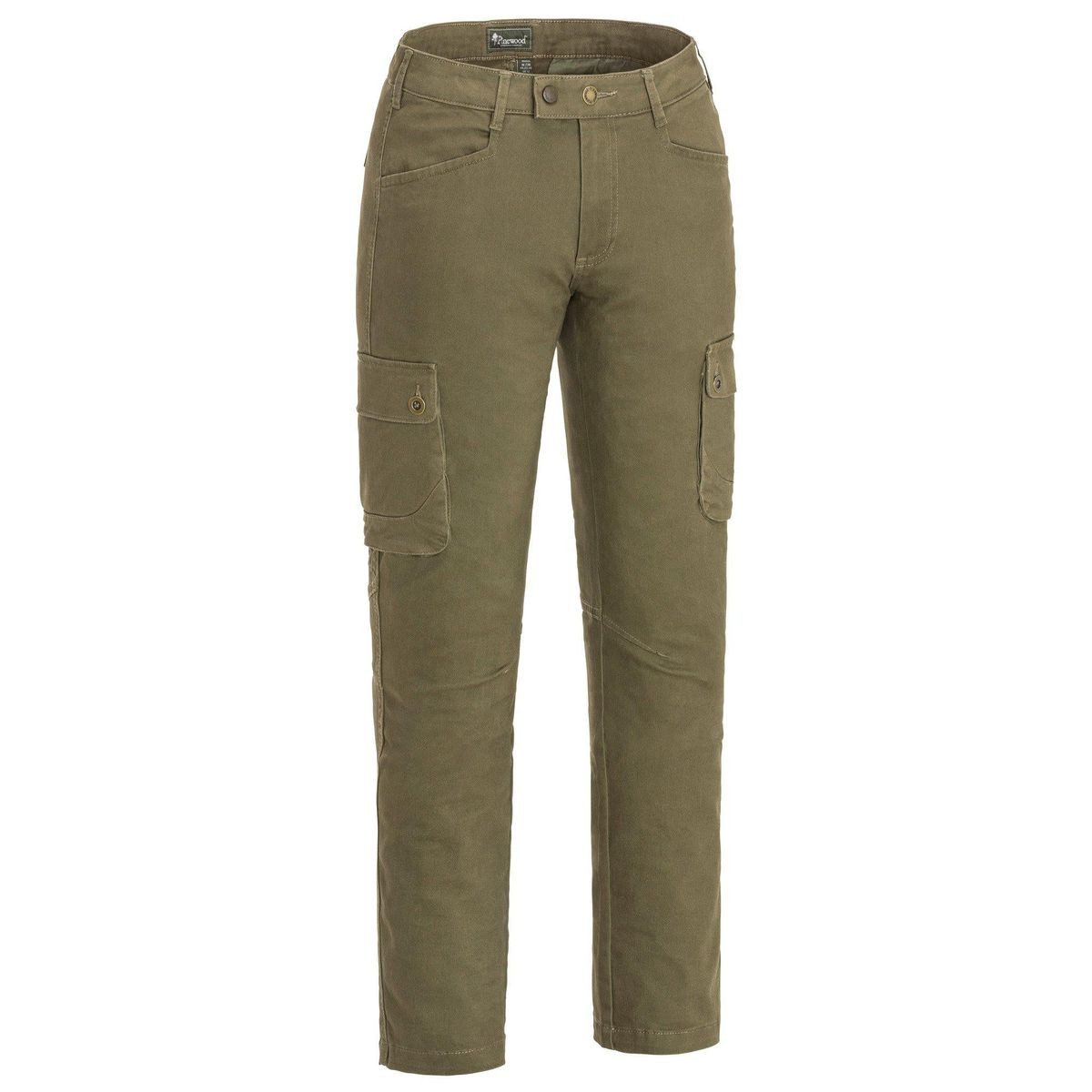 Pinewood Outdoorhose Värnamo/Serengeti Women Trouser Elastische Damenhose aus Wolle, ideal für Wandern und Alltag, mit
