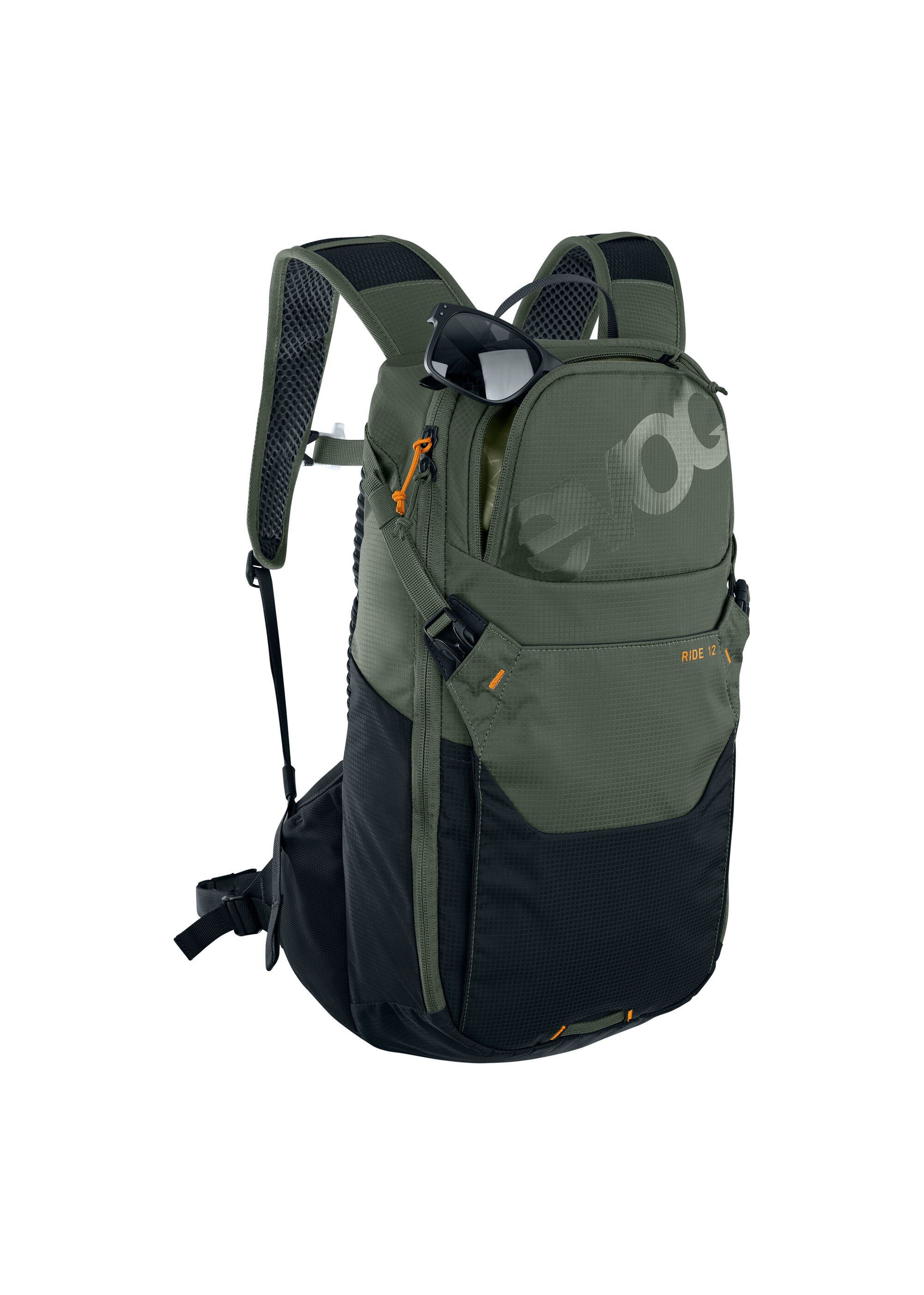 EVOC Packsack RIDE 12, mit Transportlasche für den Bike-Helm
