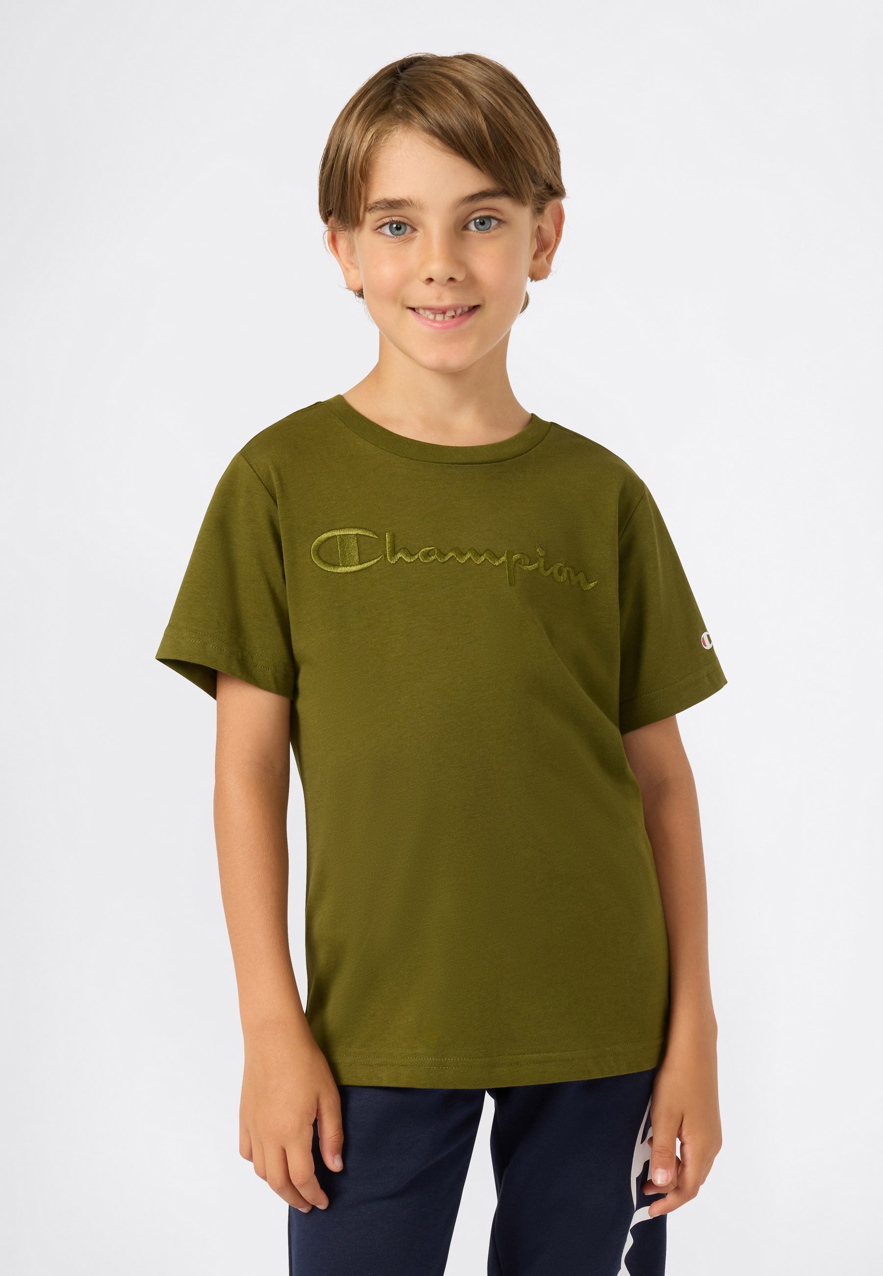 Champion T-Shirt ICONS TONAL Crewneck T-Shirt with Large Logo