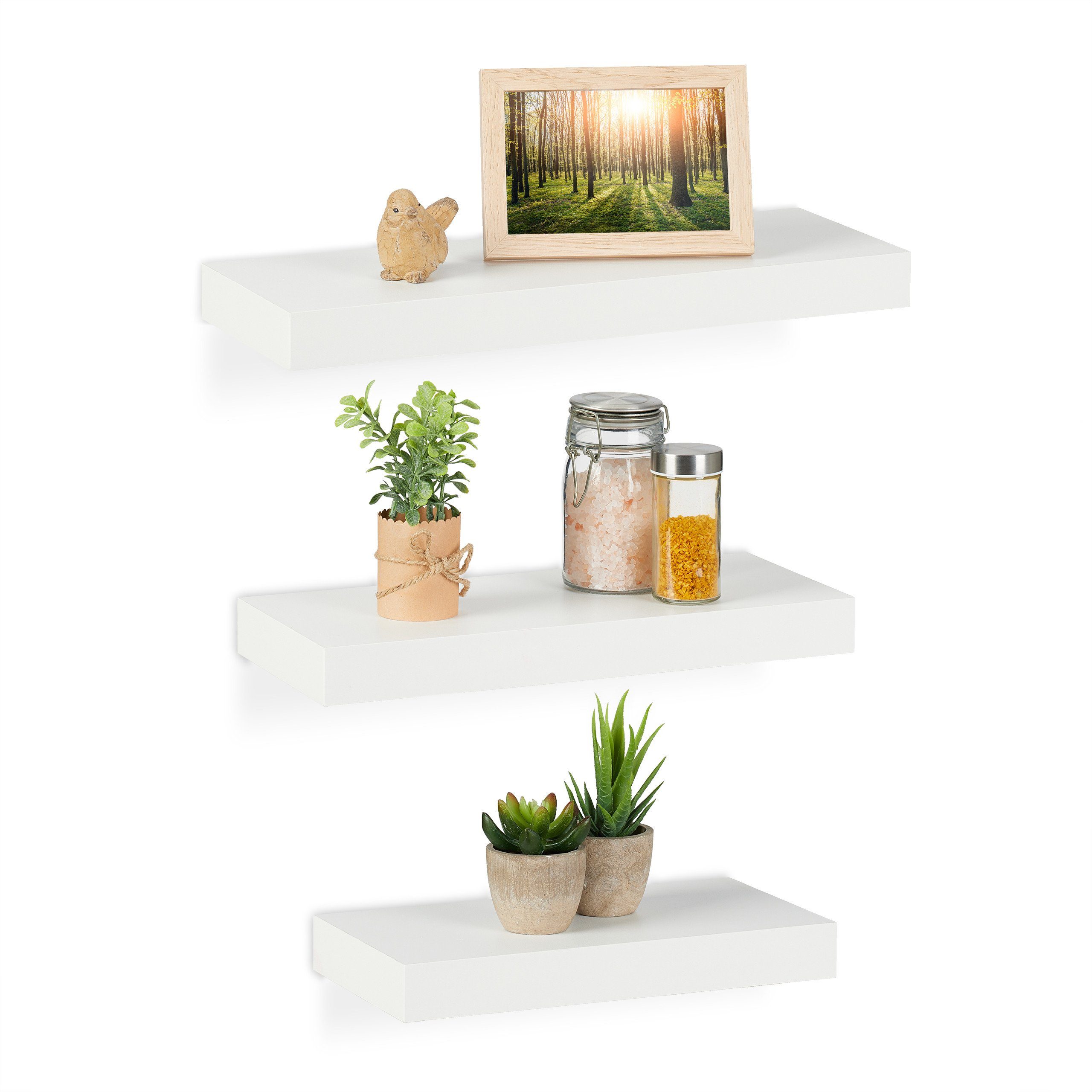 relaxdays Wandregal 3er Set günstig online kaufen