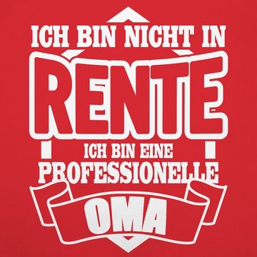 Shirtracer Kochschürze Ich bin nicht in Rente ich bin eine Professionelle Oma, (1-tlg), Rentnerin Schürze