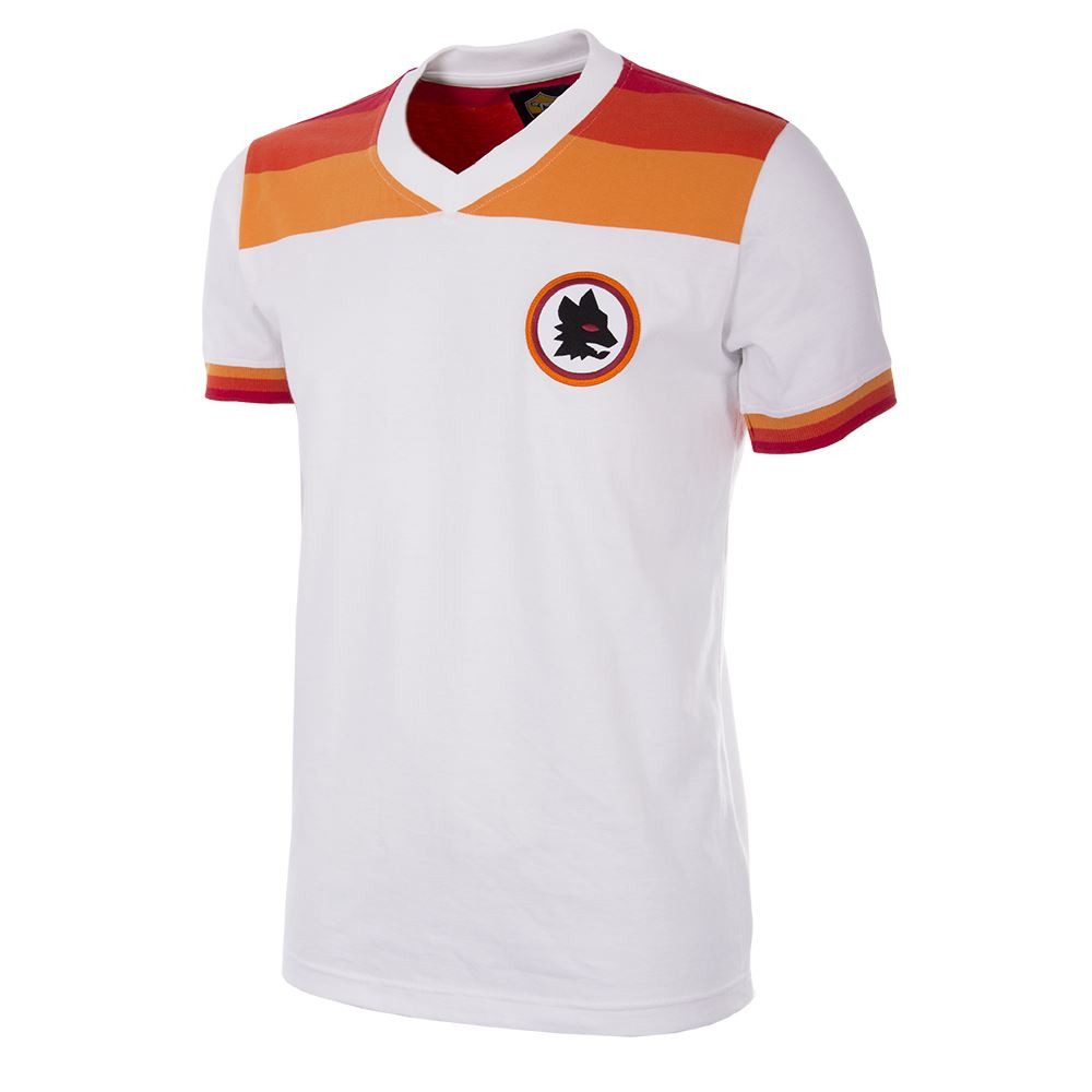 COPA Fußballtrikot Retro Trikot AS Roma 1978/79 Bestick Vereinsemblem