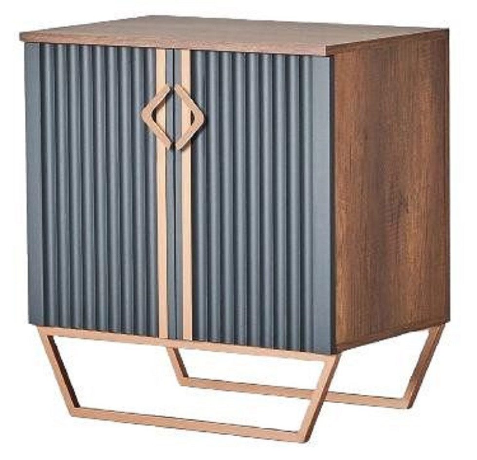 JVmoebel Kommode Zweifarbiger Aktenschrank in Braun und Grau für modernes Arbeitszimmer (Kommode), Made in Europa