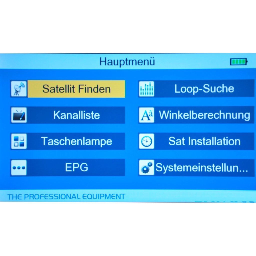 Messgerät, DVB-S/S2 Satfinder für Sat 505HD Summit (HDTV) Digital SM