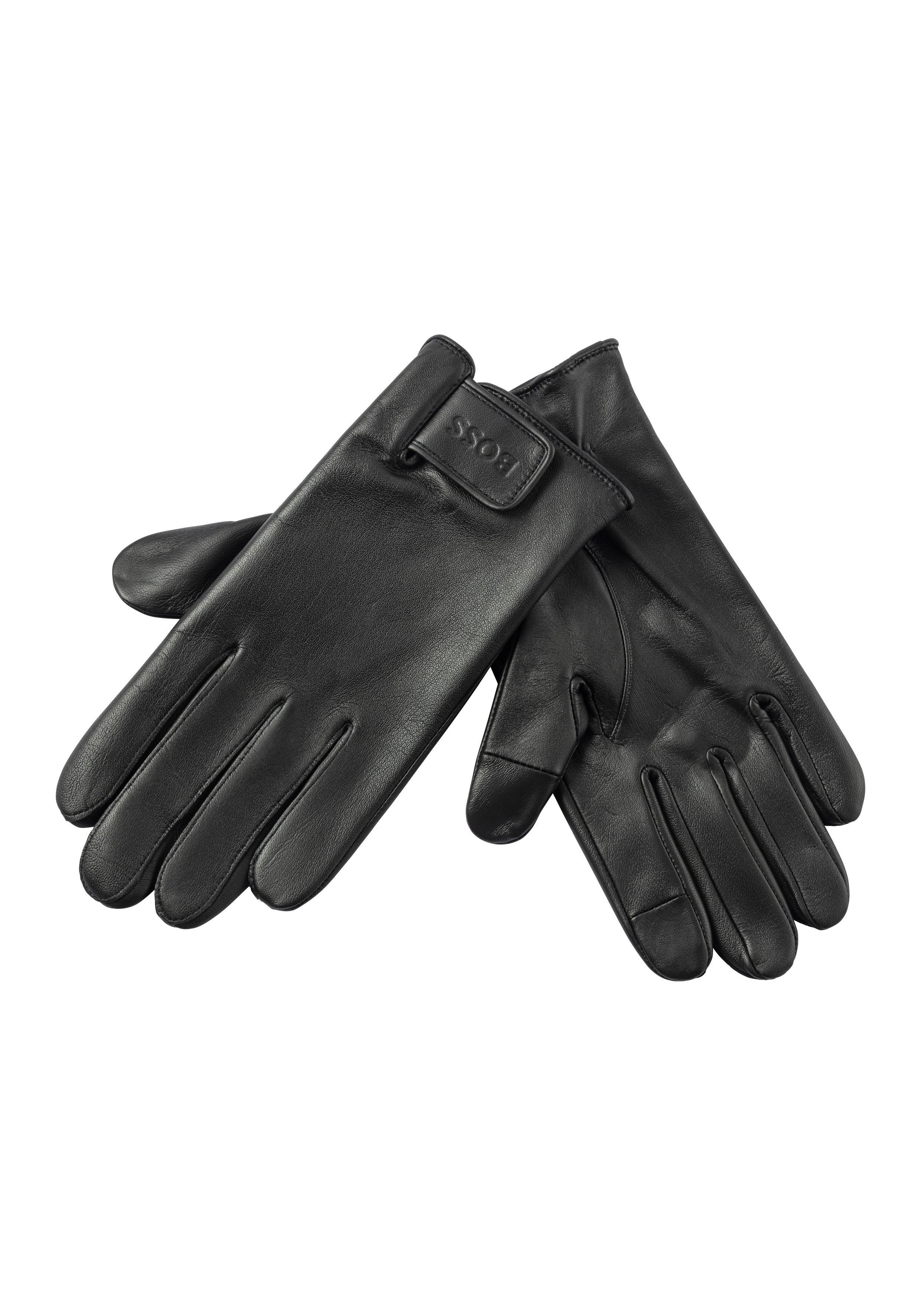 BOSS Lederhandschuhe Helkop1 mit Touch Tech günstig online kaufen