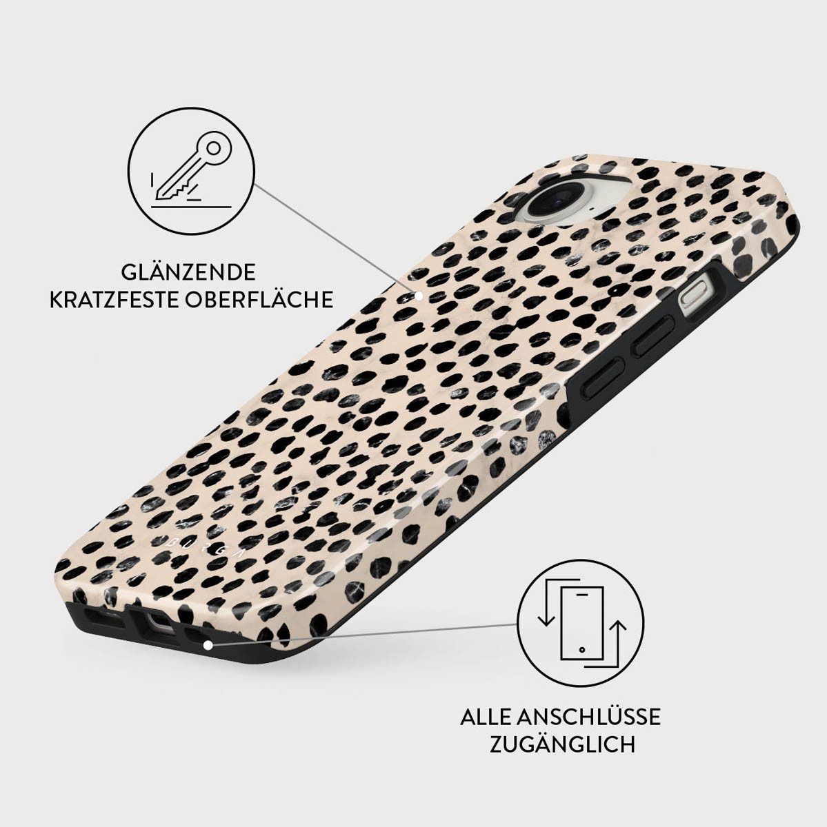 BURGA Backcover Burga Tough Back Cover Apple iPhone 17e / 16e - Almond Latte – Bild 2 von 5