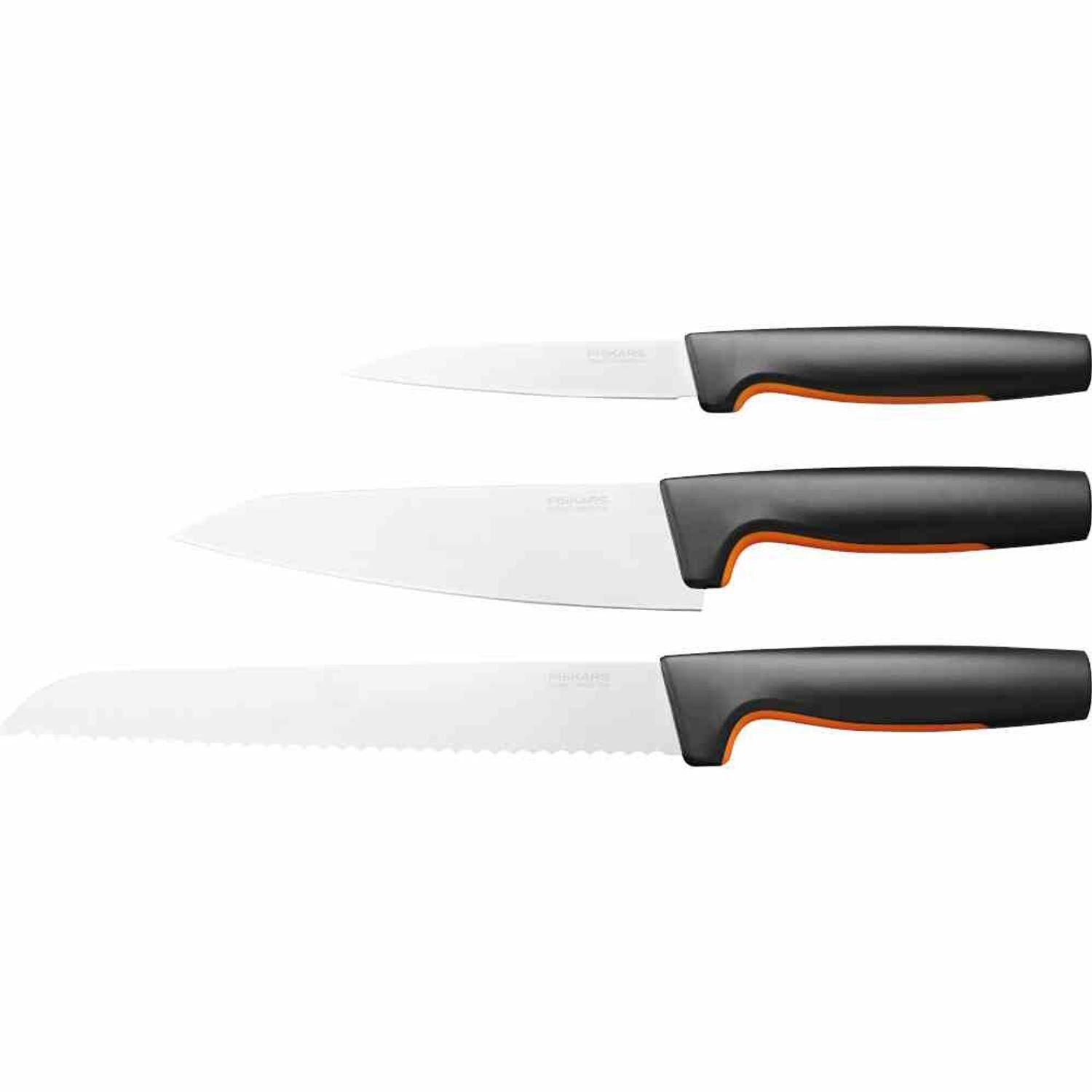 3-teilig Fiskars Messer-Set Form" Küchenmesser-Set "Functional