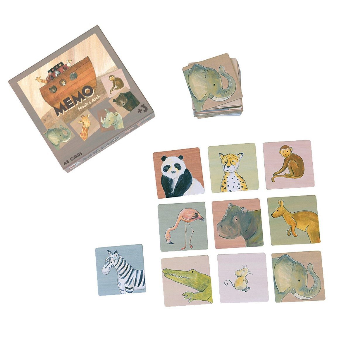 Egmont Toys Lernspielzeug Memo Arche Noah Lernspiel Gedächnis Konzentration