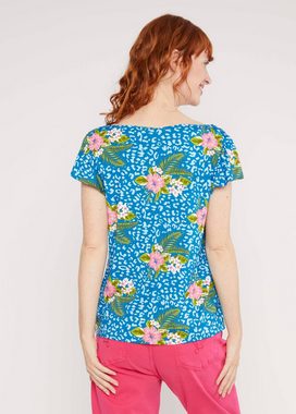 Blutsgeschwister Kurzarmshirt mit Print - bedrucktes Shirt Top - Frilly Crew