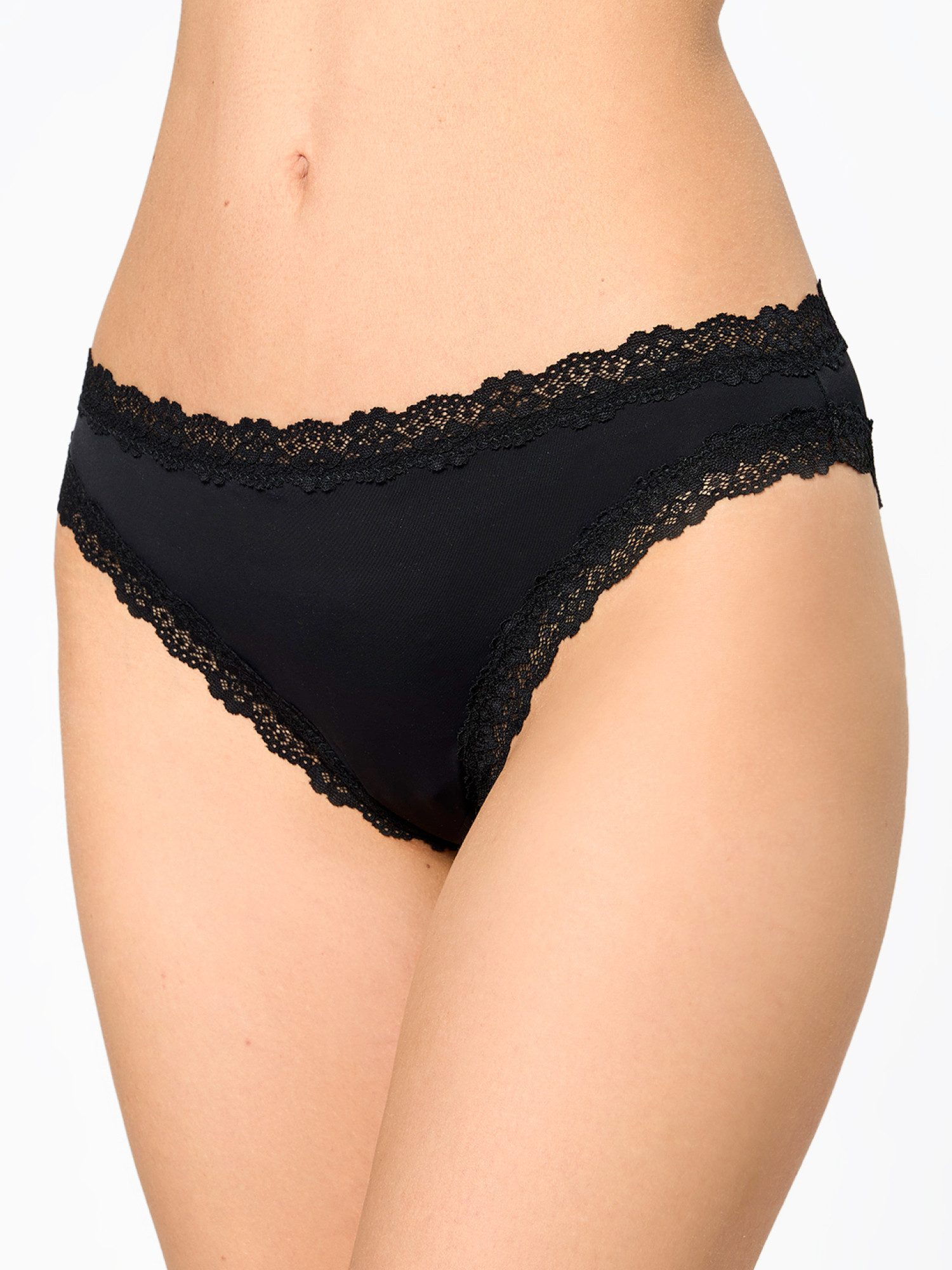 Nur Die Brasilslip Invisible Seamless Lace (2-St) Brasilian Slip, Brasil Slip, Midislip