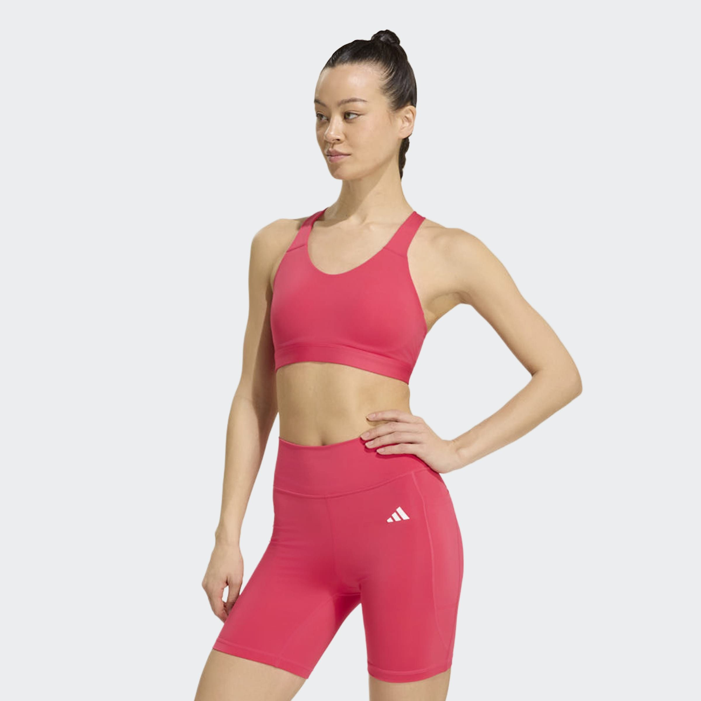 adidas Performance Sport-BH OPTIME ESSENTIALS WORKOUT BH MIT STARKEM HALT