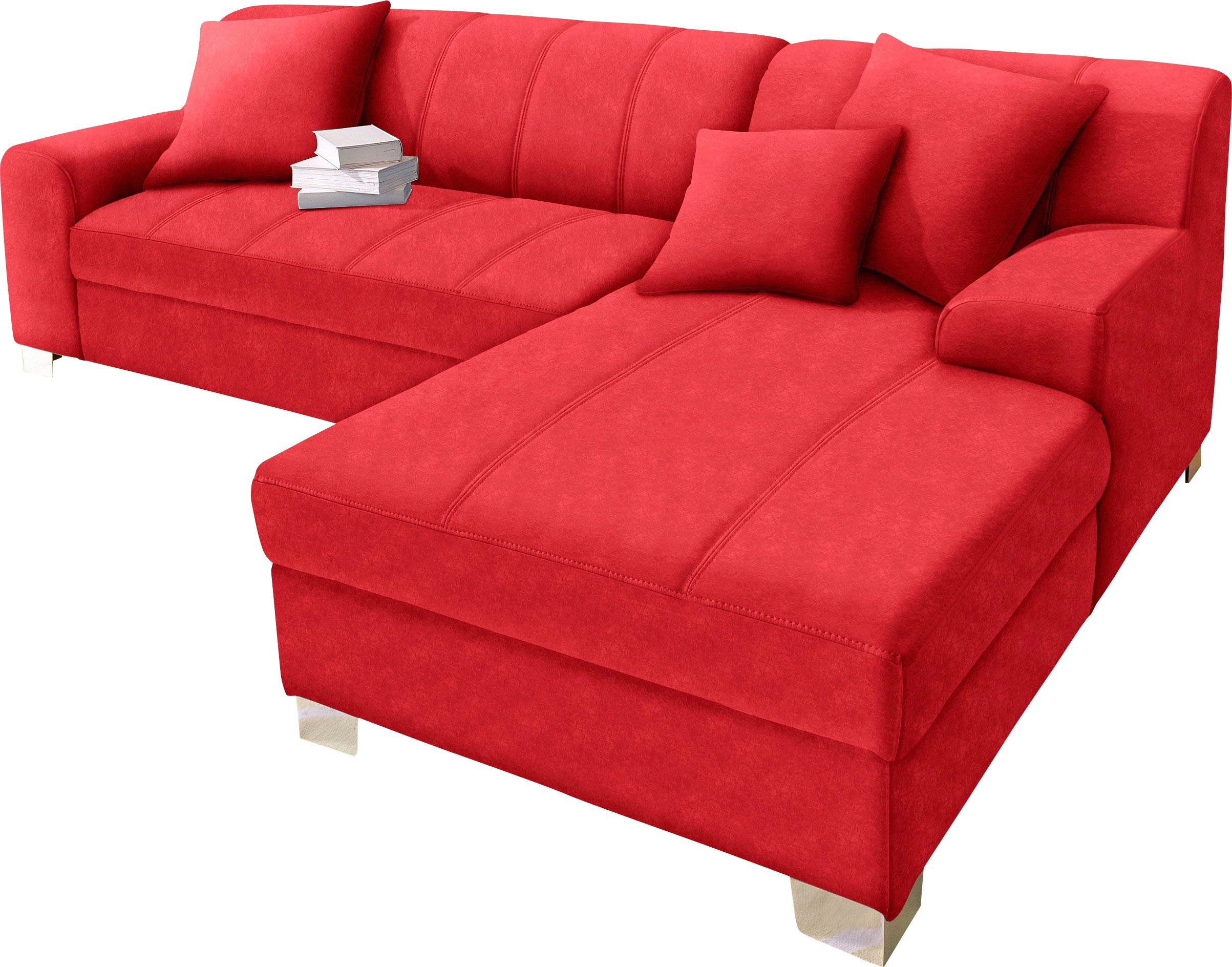 DOMO collection Ecksofa Turah incl. Zierkissen, günstig online kaufen