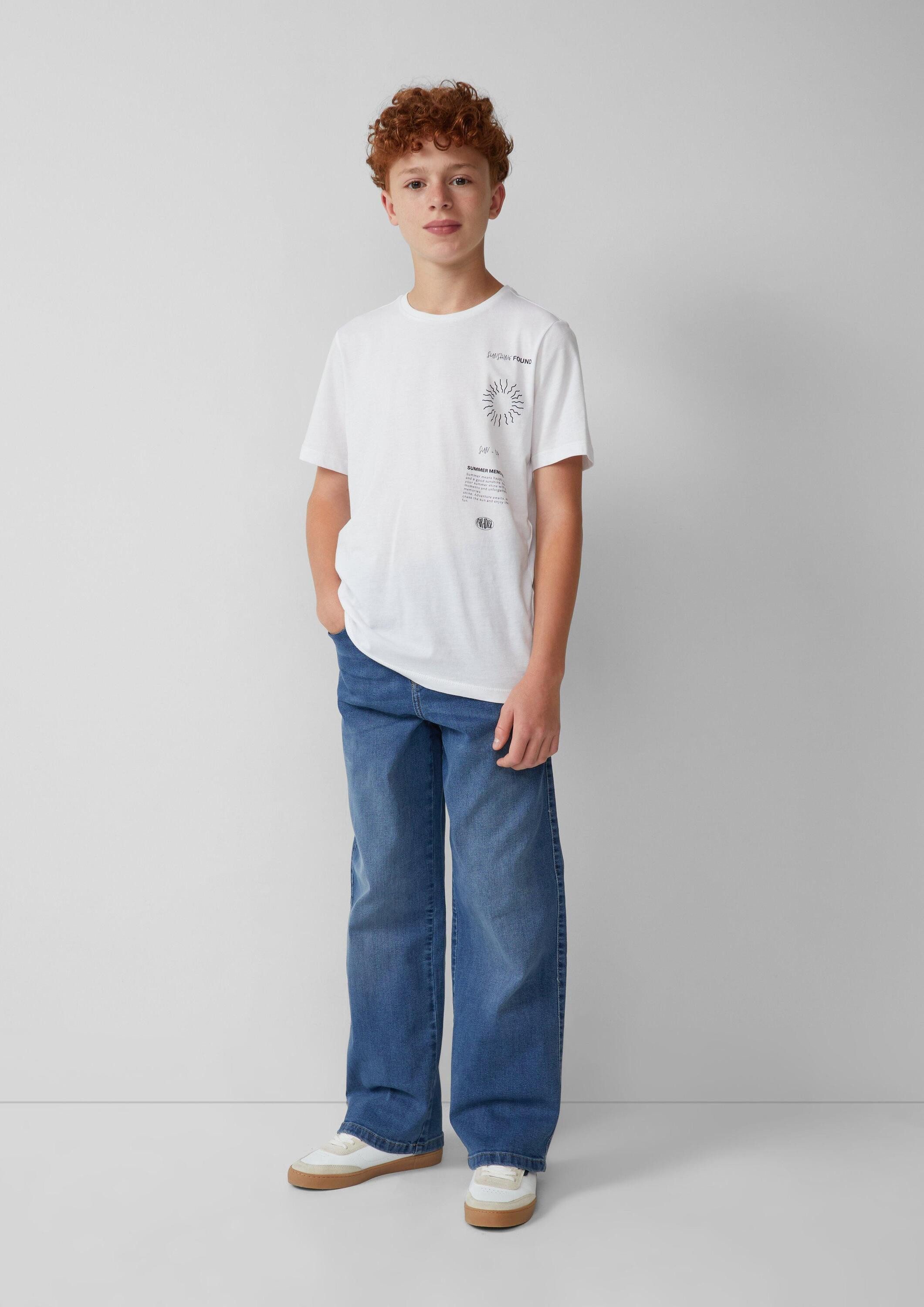 s.Oliver Regular-fit-Jeans Jeans-Hose BAGGY Jeans Baggy / Relaxed Fit / Mid Rise / Wide Leg