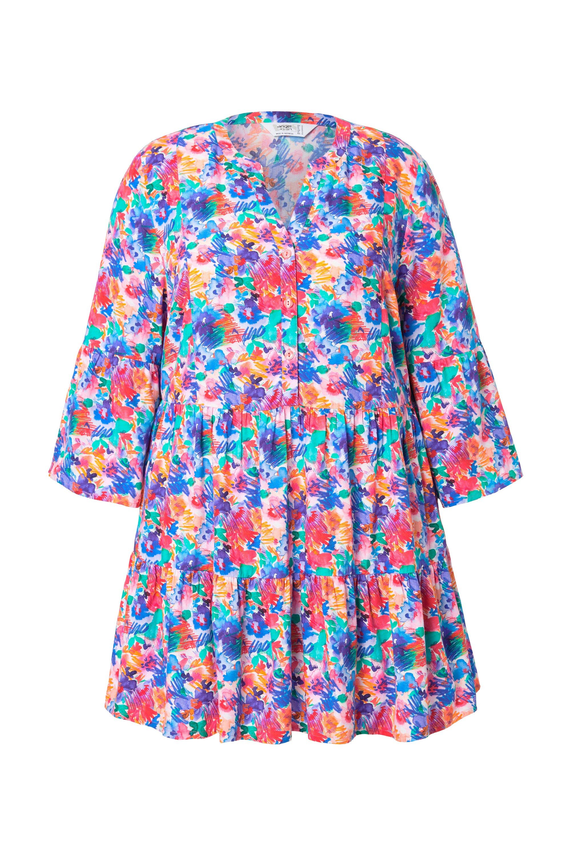 Angel of Style Tunika Long-Tunika Classic Fit floraler Druck günstig online kaufen