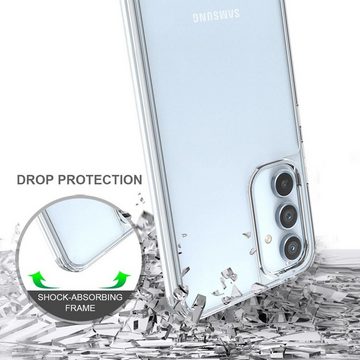CoverKingz Handyhülle Hülle für Samsung Galaxy A54 5G Handy Case Hybrid Silikon Bumper 16,31 cm (6,4 Zoll), Handyhülle Schutzhülle Transparent Hybrid Silikonhülle