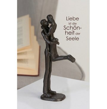 GILDE Dekoobjekt, Themen Figur Skulptur mit Spruch und Weisheit LIEBE IST DIE