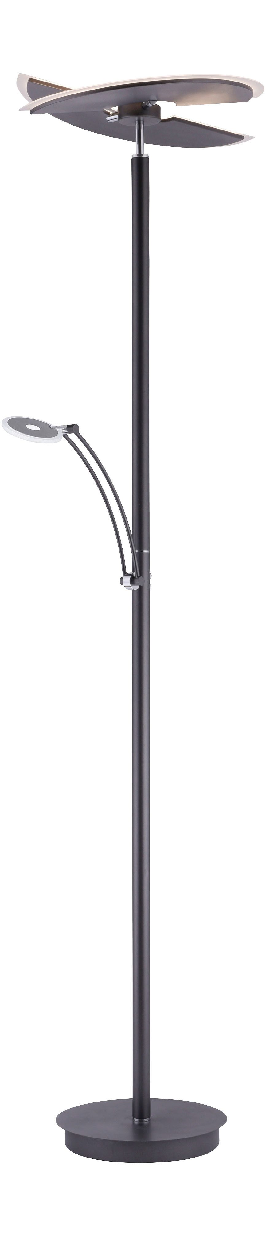 Paul Neuhaus Stehlampe ARTUR, Dimmfunktion, Memory, nach Trennung vom Netz, LED fest integriert, warmweiß - kaltweiß, CCT-tunable white, dimmbar über Tastdimmer