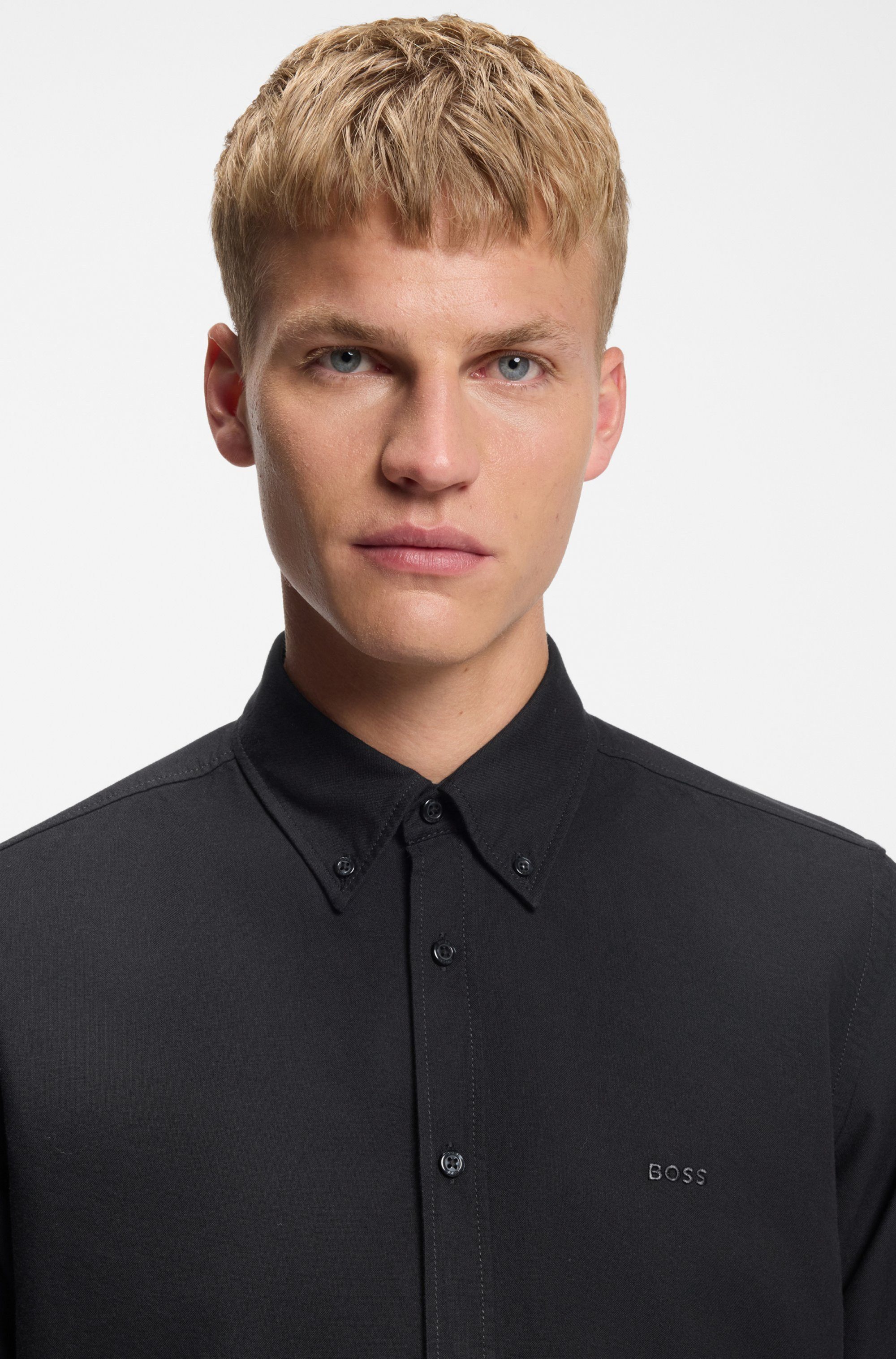 BOSS ORANGE Businesshemd Rickert mit Button-down-Kragen