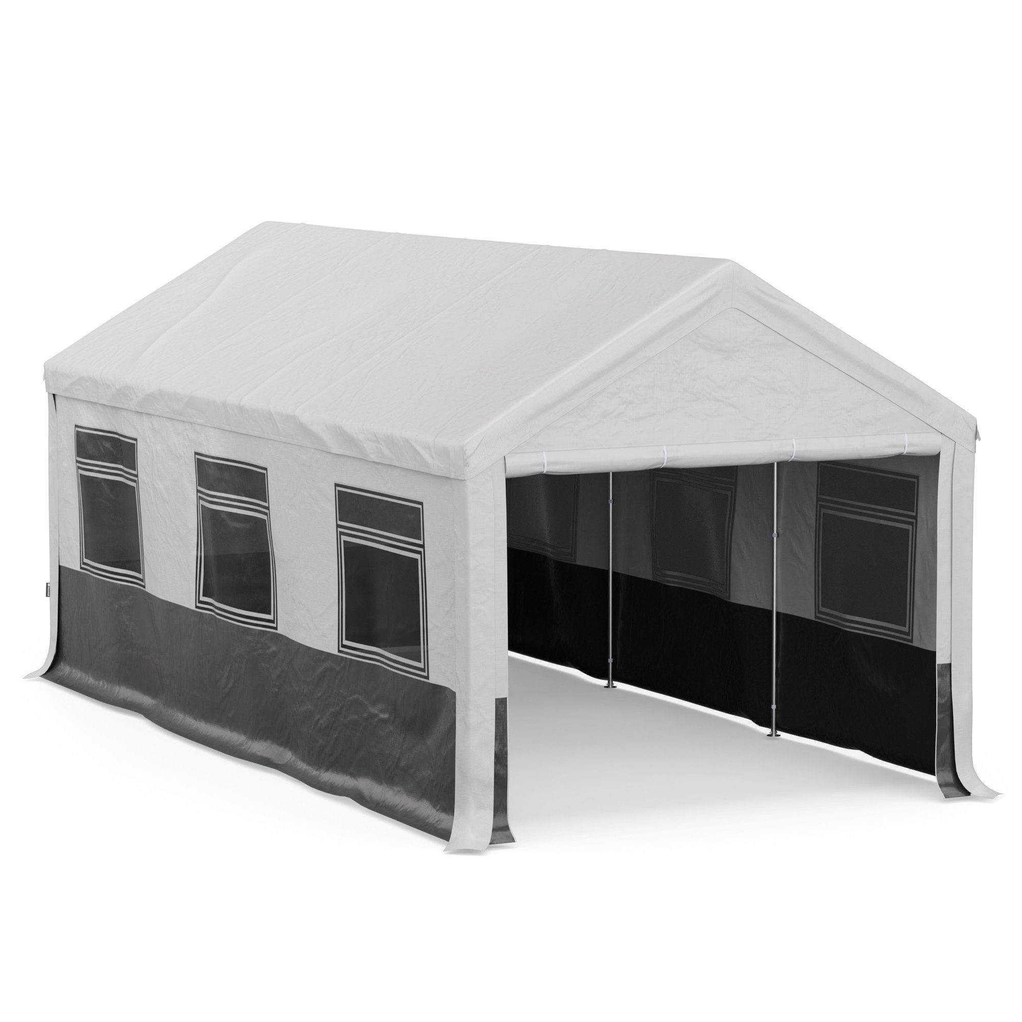 blumfeldt Pavillon PartyHaven 3x6, (Set), Garten PartyZelt Outdoor wetterfestes Stahl