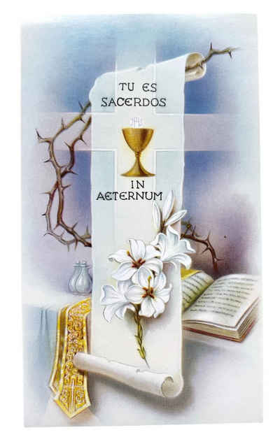 DekoTown Geschenkpapier Heiligenbildchen Messebildchen Kommunion Konfirmation 10cm, 10 St.