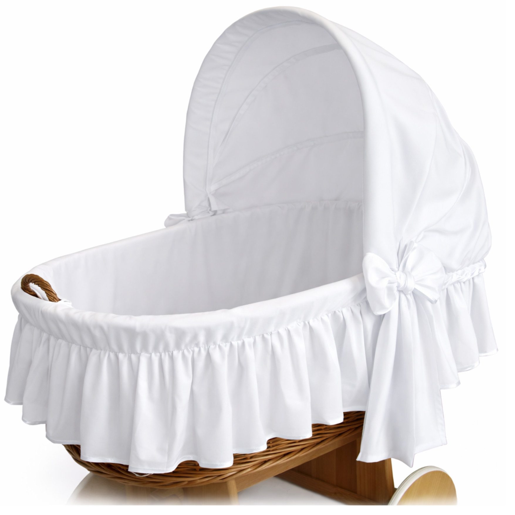 Babymajawelt Babybettbezug Für Stubenwagen mit Haube XXL Textile Ausstattung, (2 St), Reine Baumwolle, Hauben Stubenwagen mit Griff