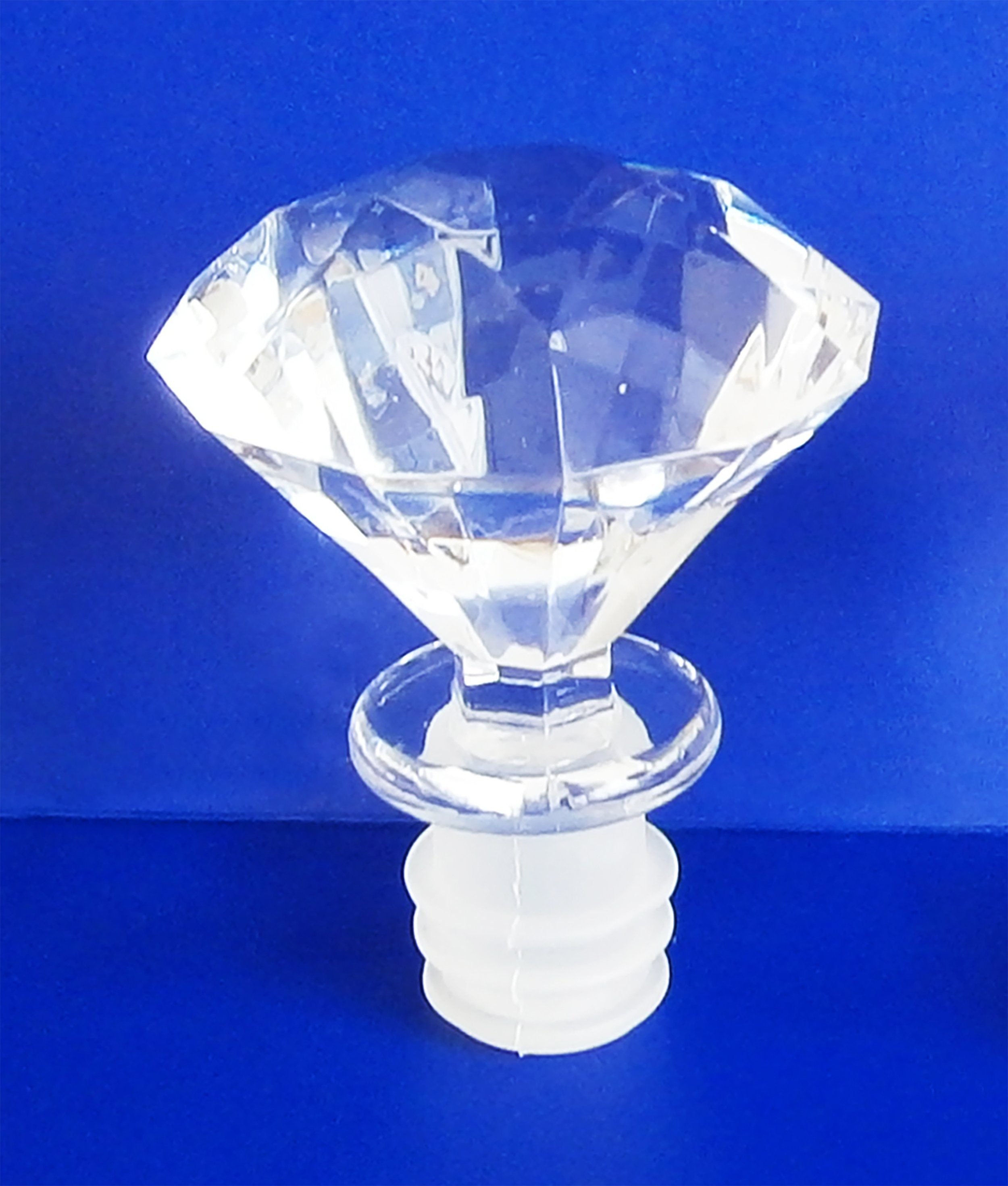 Arte Regal Flaschenverschluss WEINSTOPPER Diamant Weinflaschenverschluss Flaschenverschluss 4, Flaschen Stopper