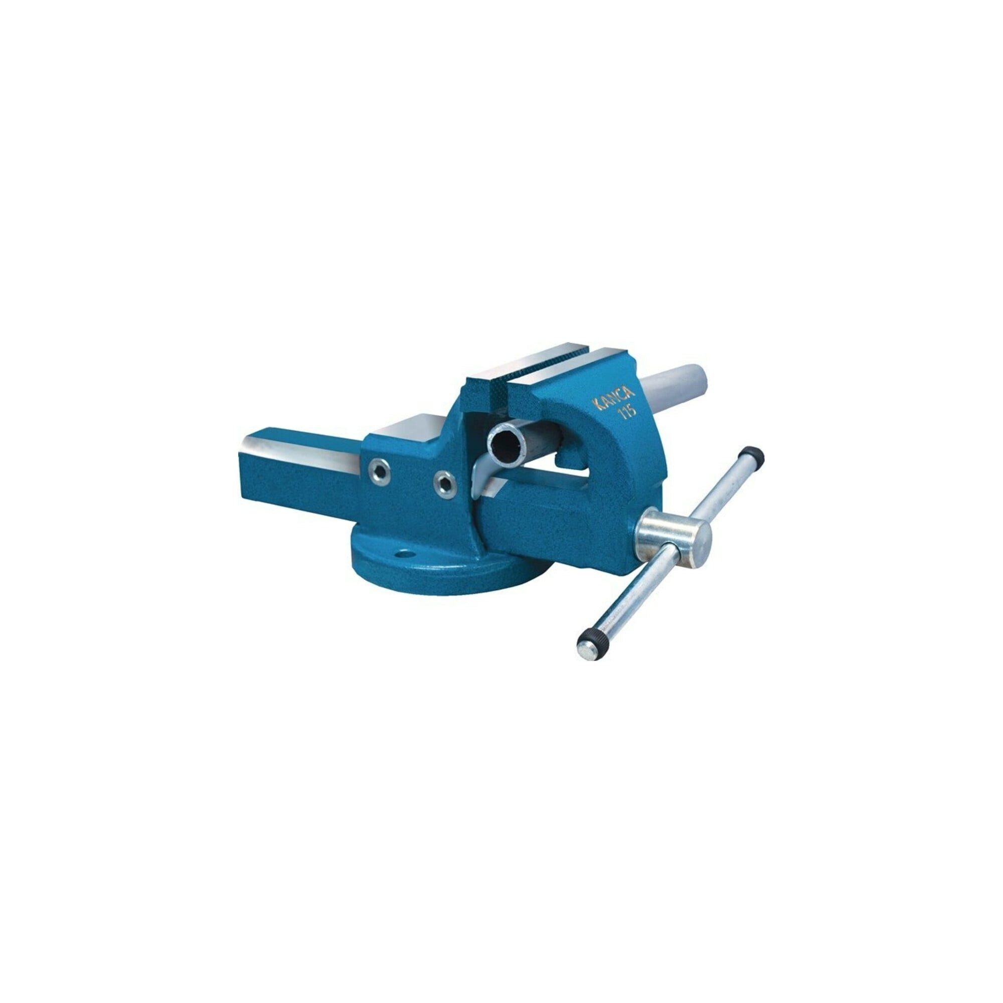KANCA Schraubstock Parallelschraubstock Fortissimo Fix Backen-B.125mm Spann-W.160mm gesch