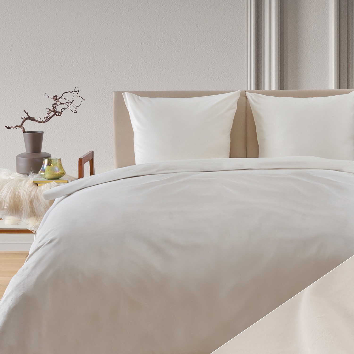 Blumtal Bettwäsche Cashmere-Touch Plüsch, warme Winterbettwäsche günstig online kaufen