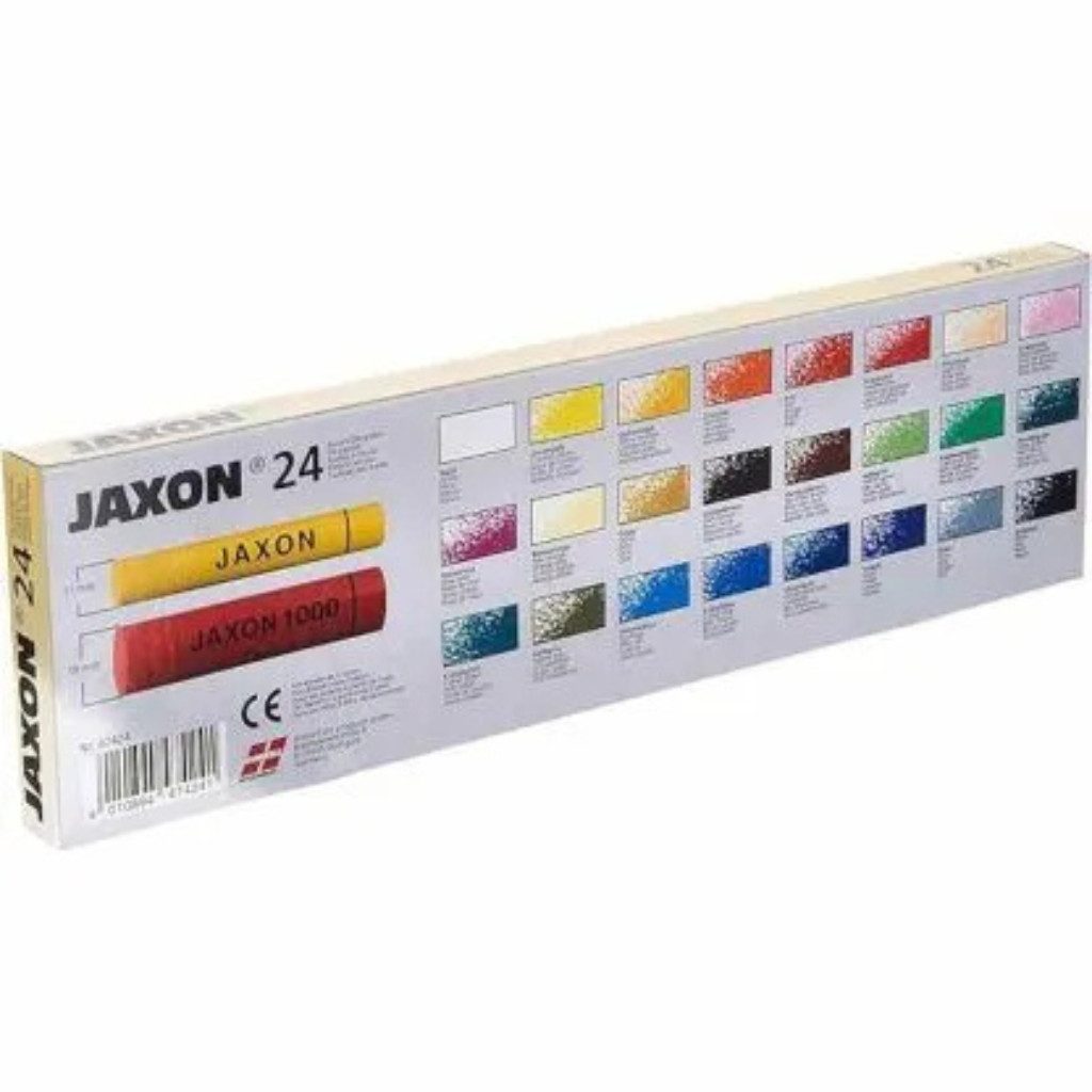 JAXON Pastellkreide JAXON Pastell-Ölkreide 47424 24er Etui, Bruchfest & in 24 kräftigen Farben