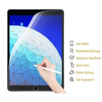 Protectorking Schutzfolie 2x Paperfeel für iPad Air Displayschutz Schreiben, (2-Stück, 1-Set), Paperfeel Panzerfolie zum schreiben malen oder skizzieren auf deine Tablet