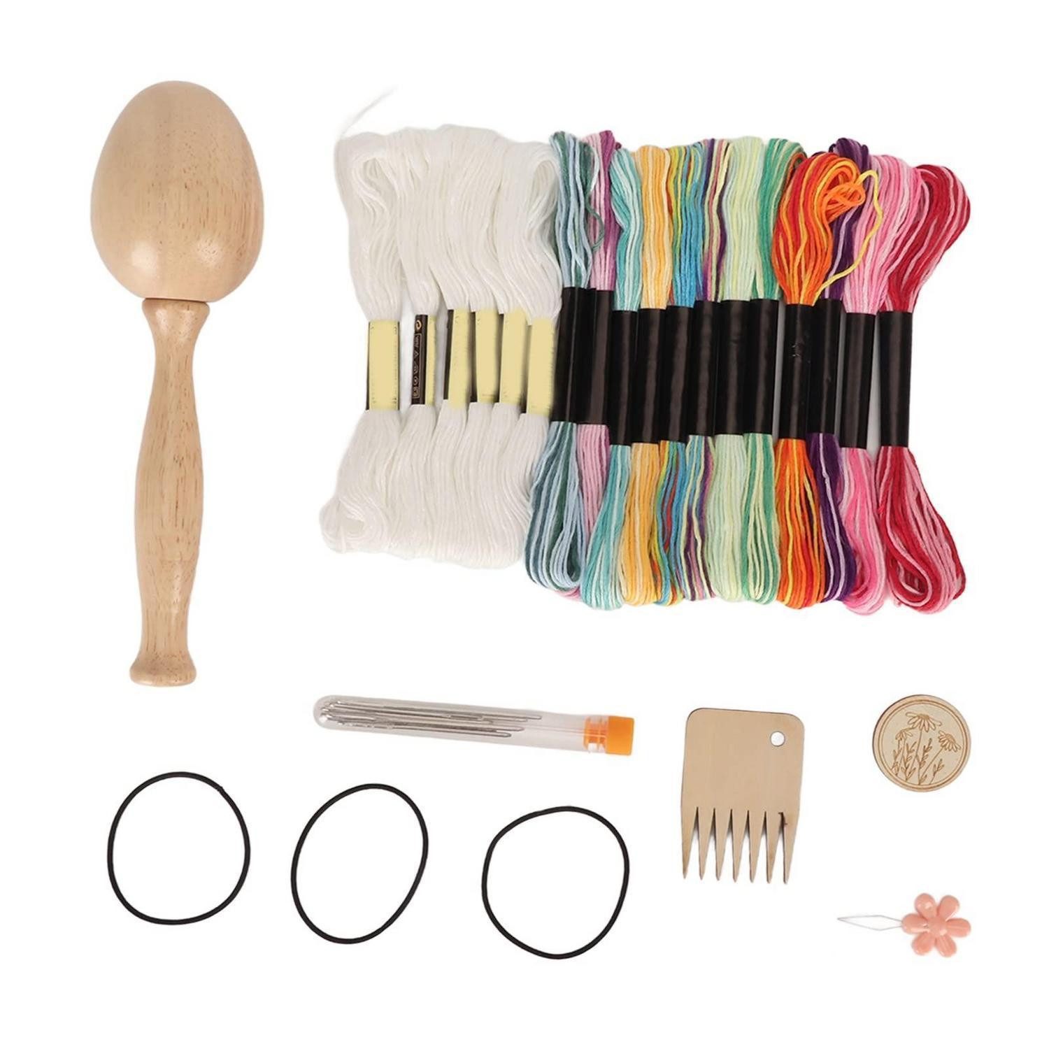 LuxusKollektion Nähnadeln Holz Stopfei Nähset für Socken & Handtücher, 1 St.
