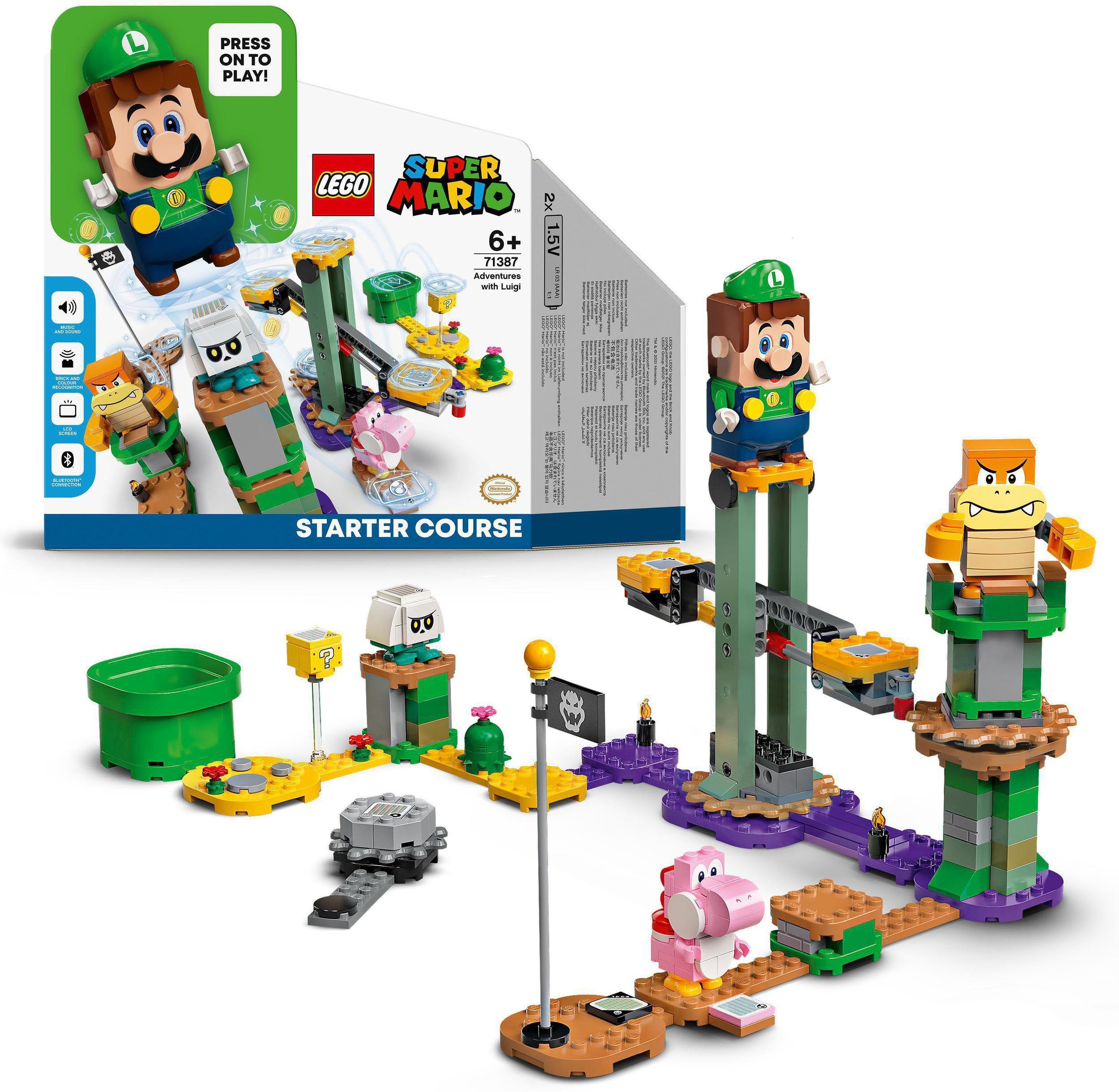 Abenteuer mit Luigi – Starterset (71387), LEGO® Super Mario Konstruktionsspielsteine