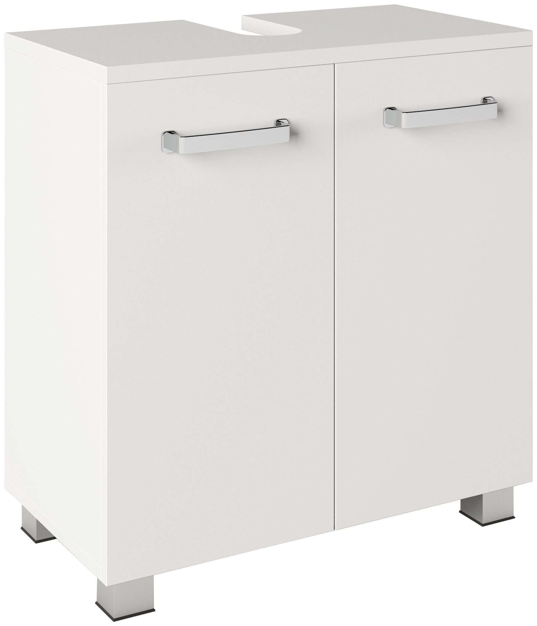 welltime Waschbeckenunterschrank Cosmo BxTxH: ca. 60x32,5x63,5 cm, 2 Fächer günstig online kaufen