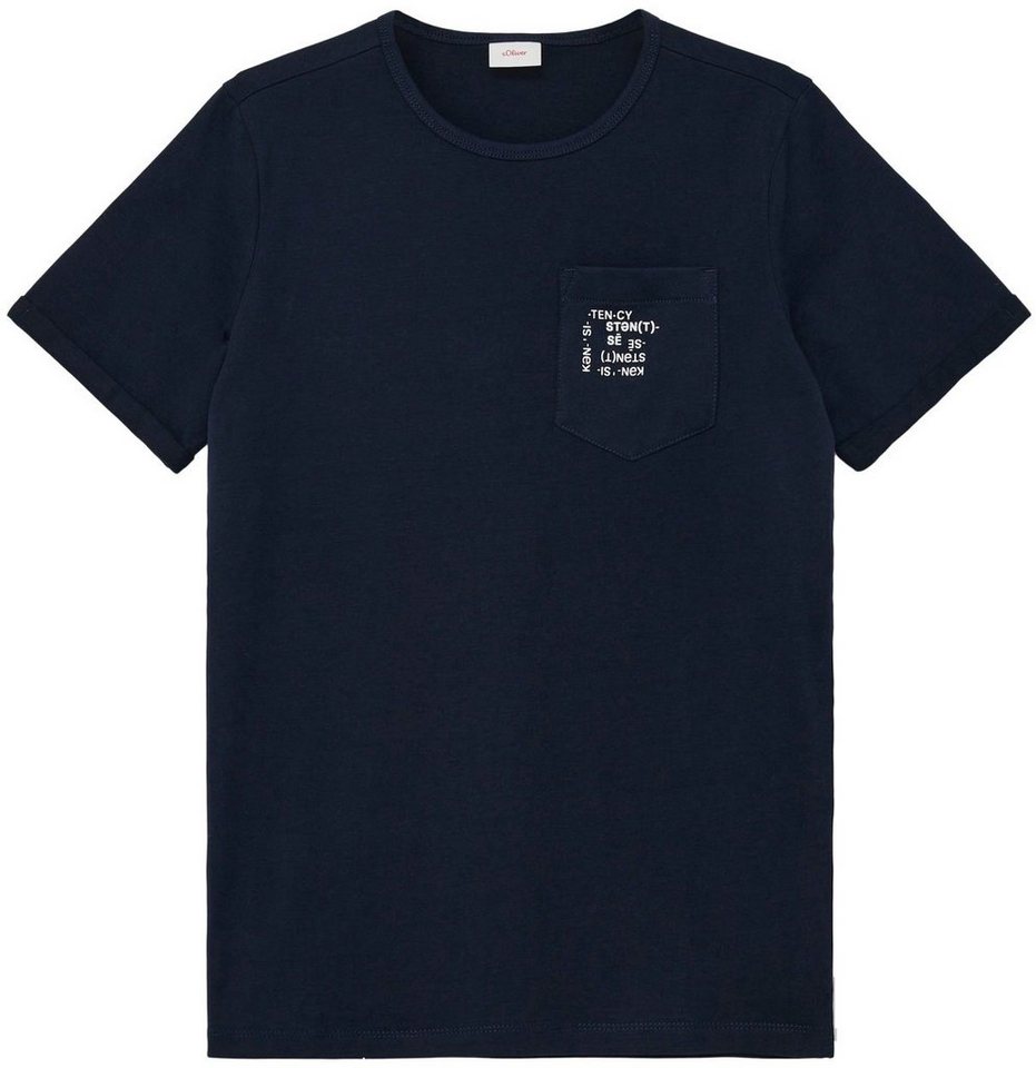 s.Oliver Junior T-Shirt, Aus reiner Baumwolle