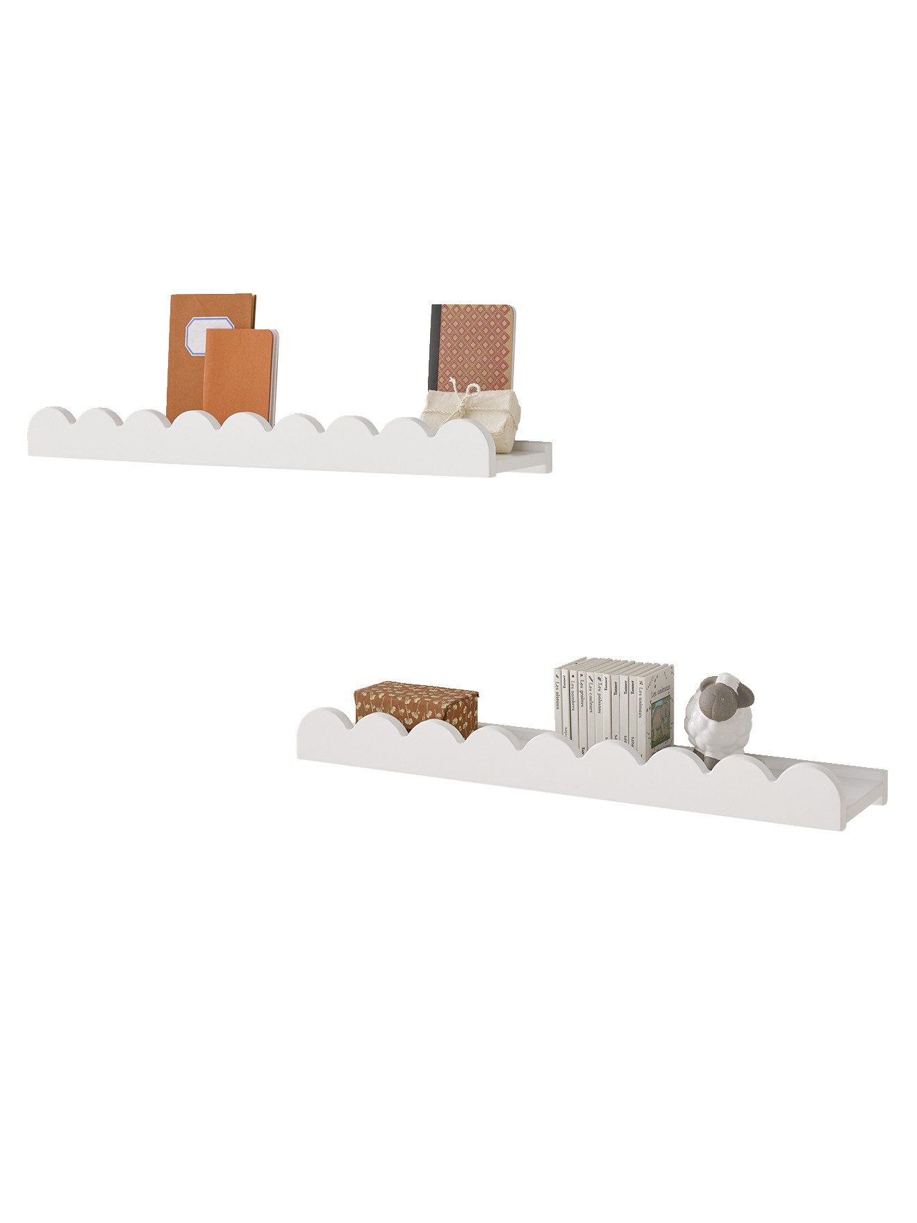 vertbaudet Wandregal Wandregale FESTON Kinderzimmer, 2er-Set