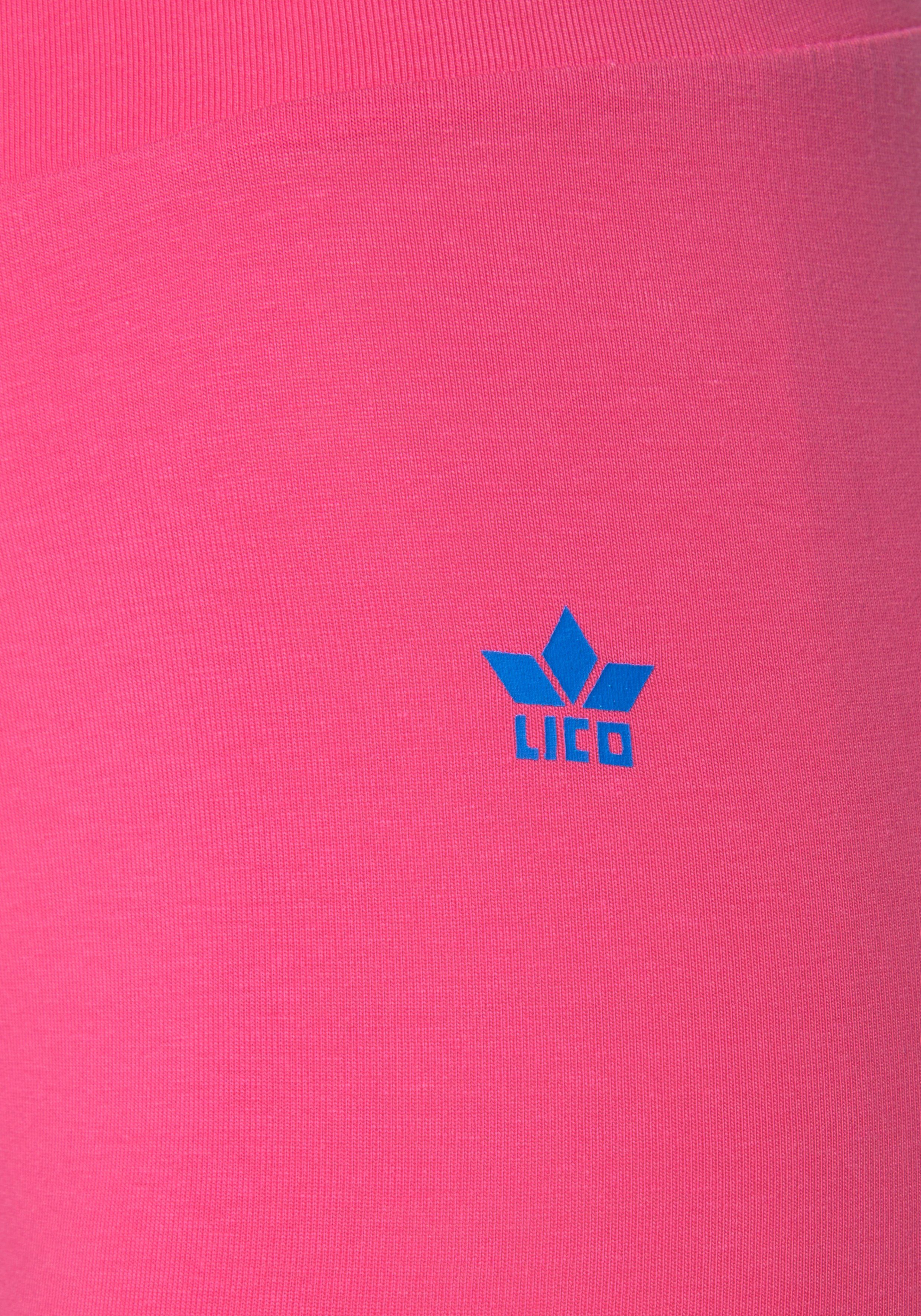 Leggings schwarz, pink im Lico Doppelpack (2er-Pack)