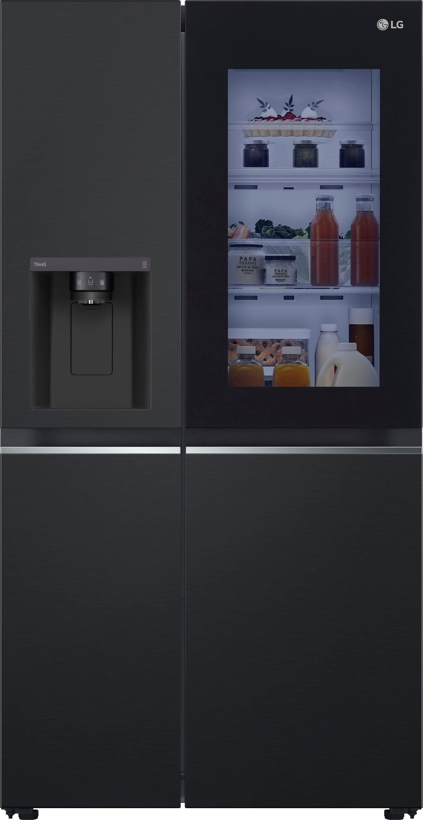 Schwarze Side-by-Side-Kühlschränke LG kaufen online | OTTO