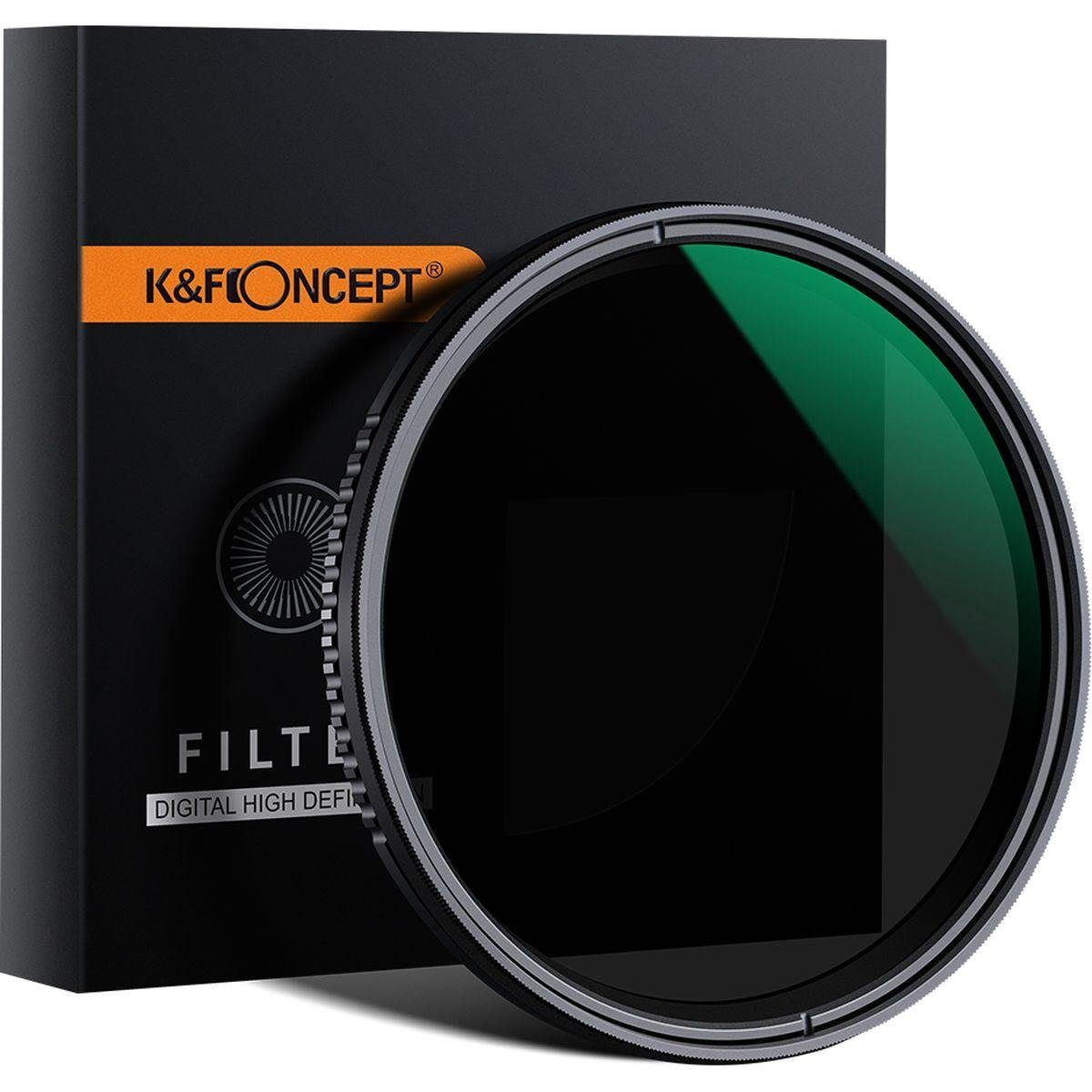 K&F Concept Variabel ND Filter ND8-2000 Super Slim 72mm Objektivzubehör
