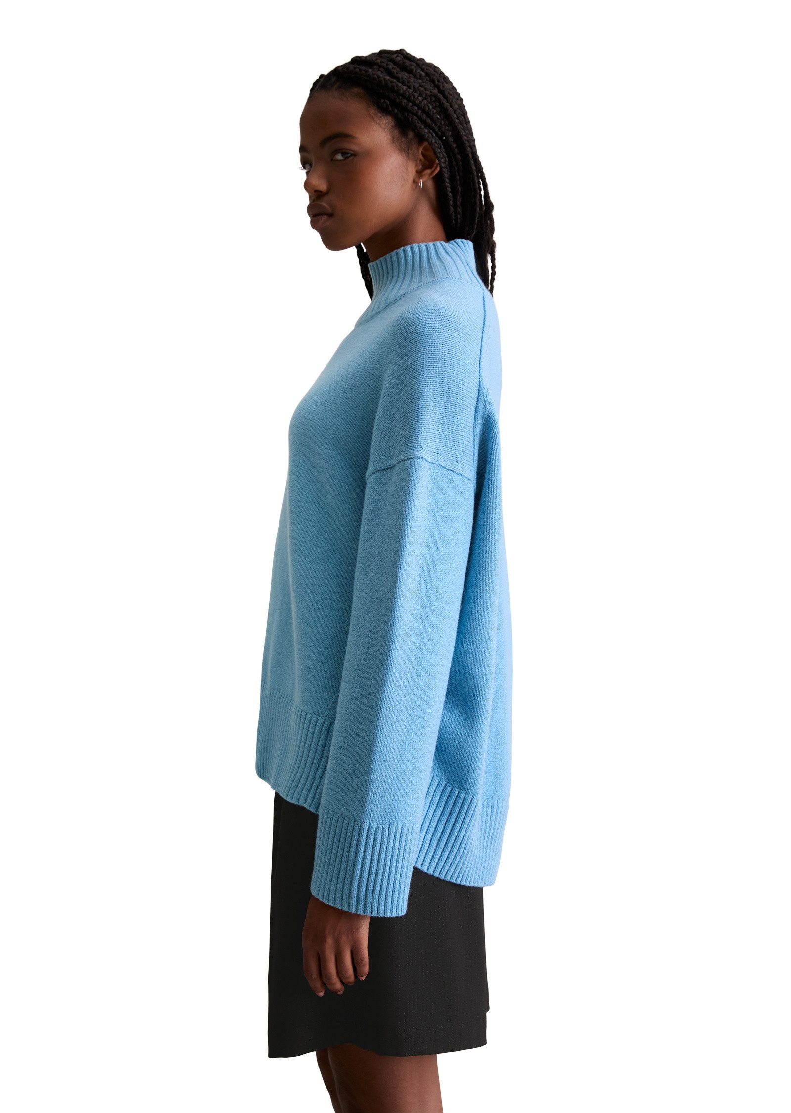 Marc O'Polo DENIM Stehkragenpullover aus softem Wolle-Mix günstig online kaufen