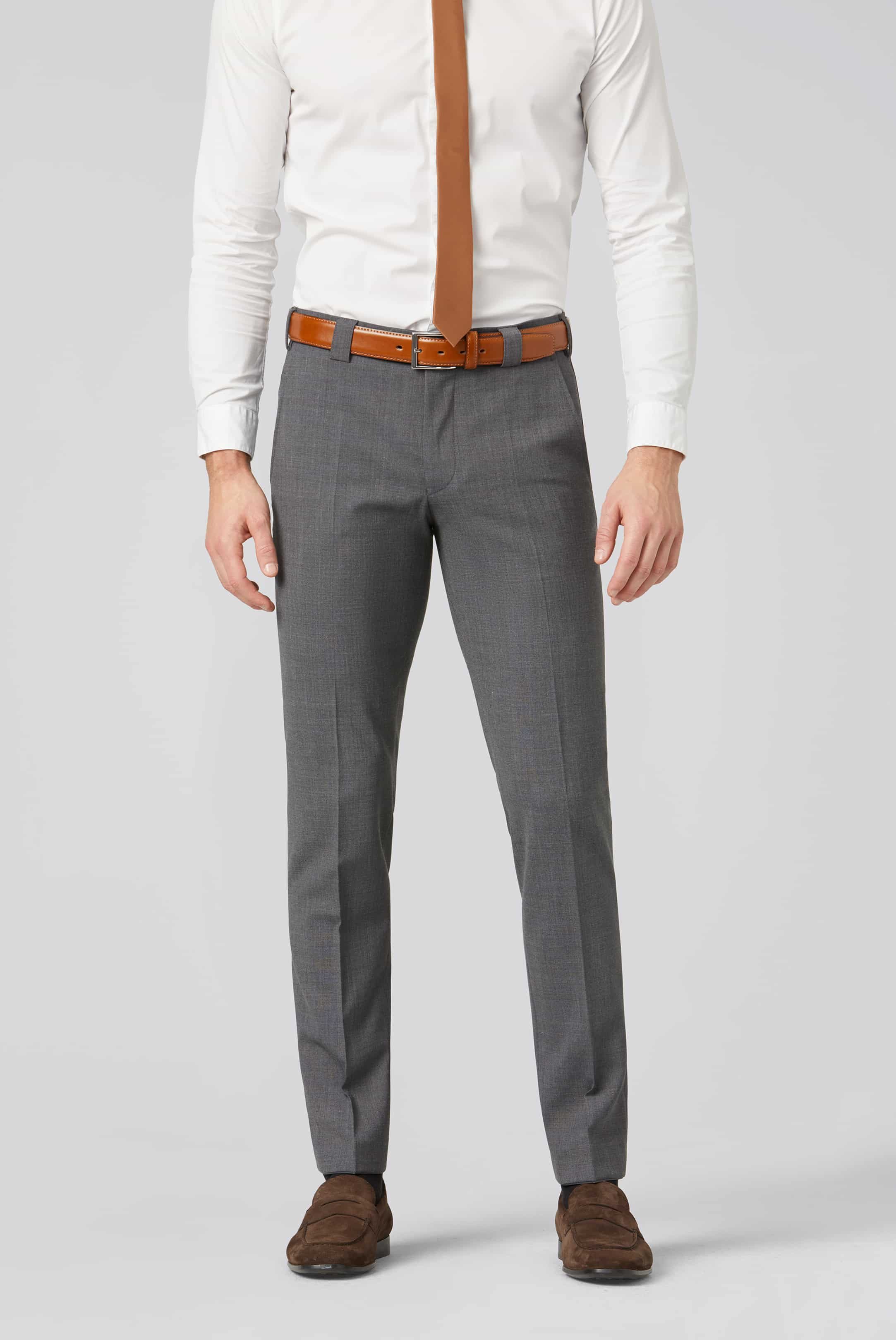 MEYER 5-Pocket-Jeans MEYER ROMA mittelgrau 115-0-9344.07